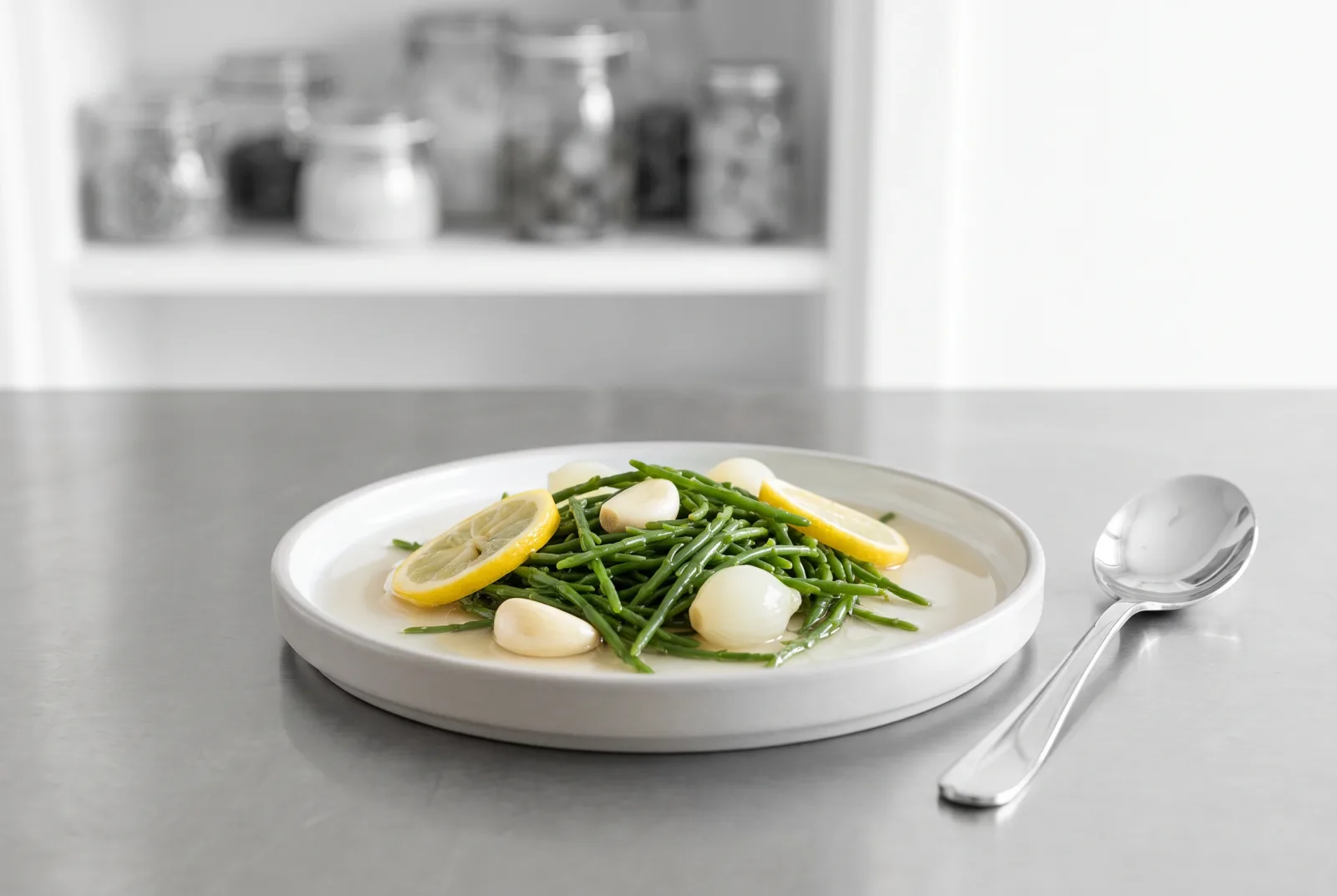 Deniz Börülcesi Turşusu — Turkish Aegean Samphire Pickles with Vinegar