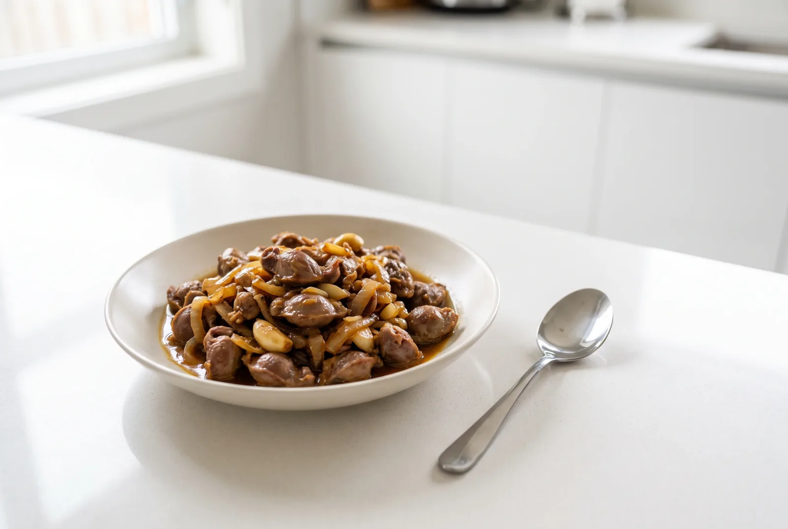 Pressure-Cooked Chicken Gizzard Sauté | Mexican-Style Spiced Brunch Dish