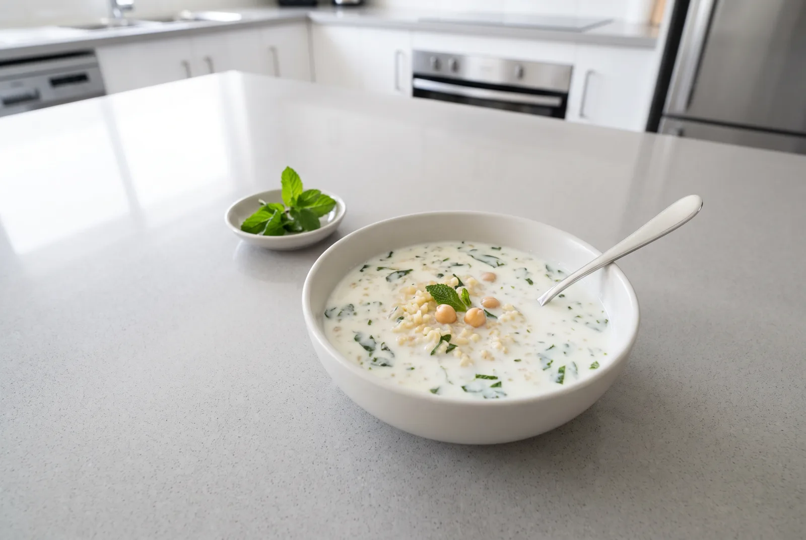 Armenian Cold Yogurt and Mint Soup | Quick Summer Soup
