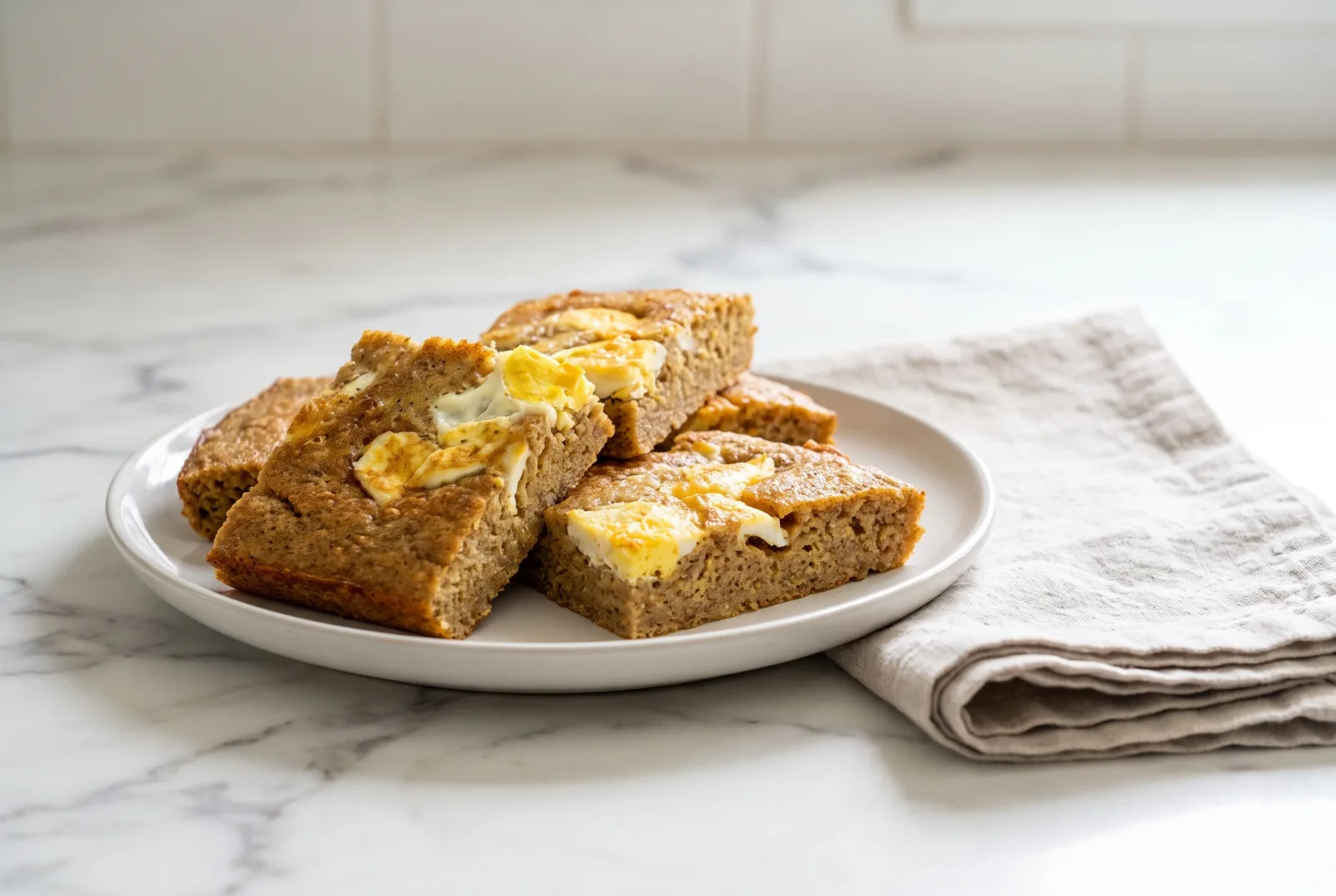 Ethiopian Teff Breakfast Cake Slices | Skillet-Cooked with Honey