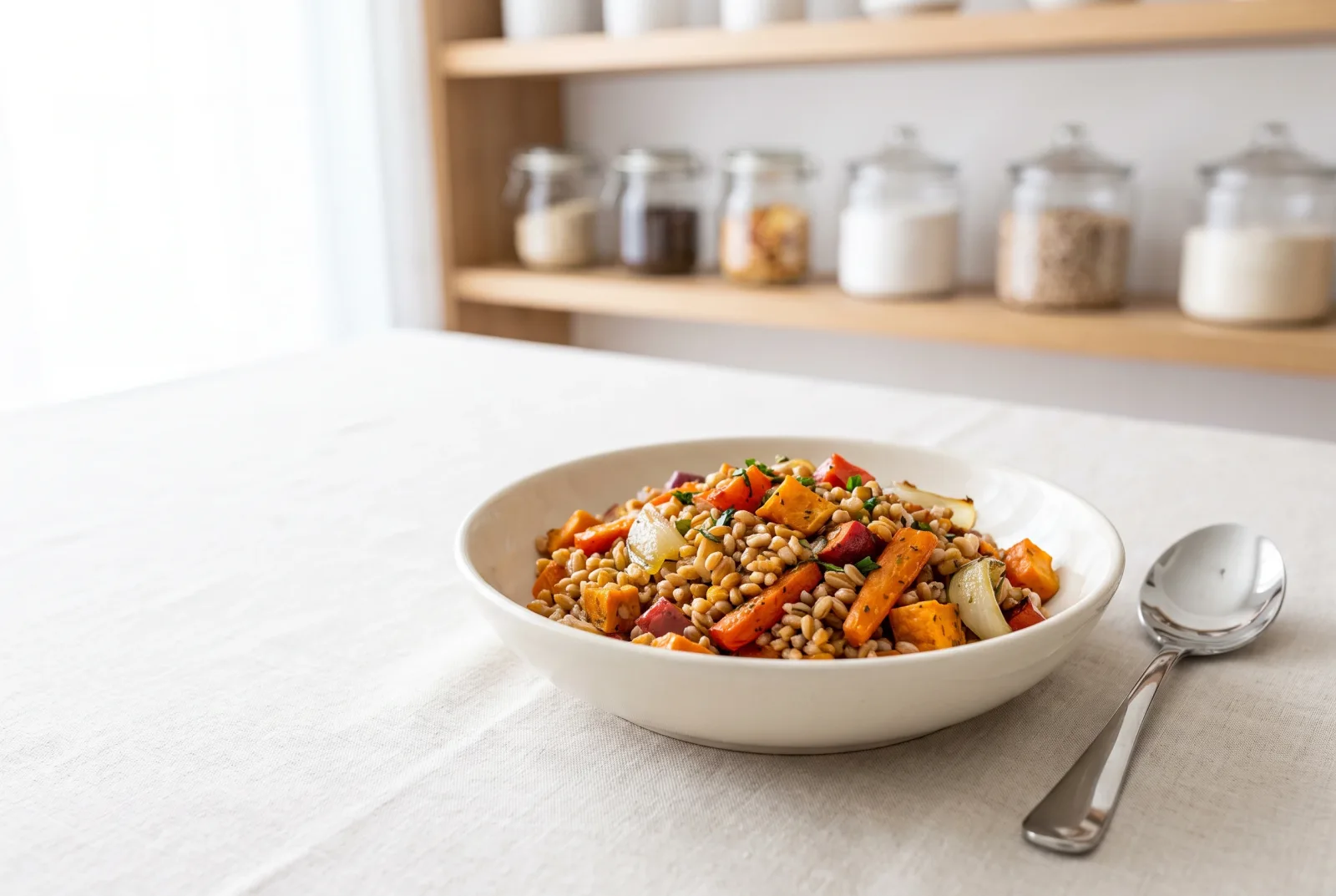 Farro Salad | Whole-Grain Italian Side Dish in a Pressure Cooker