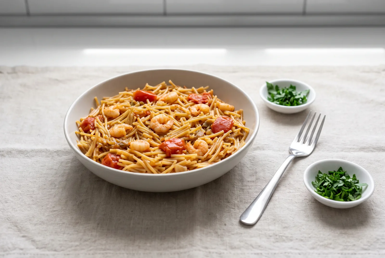 Fideos a la Cazuela | Spanish-Style Short Pasta Casserole