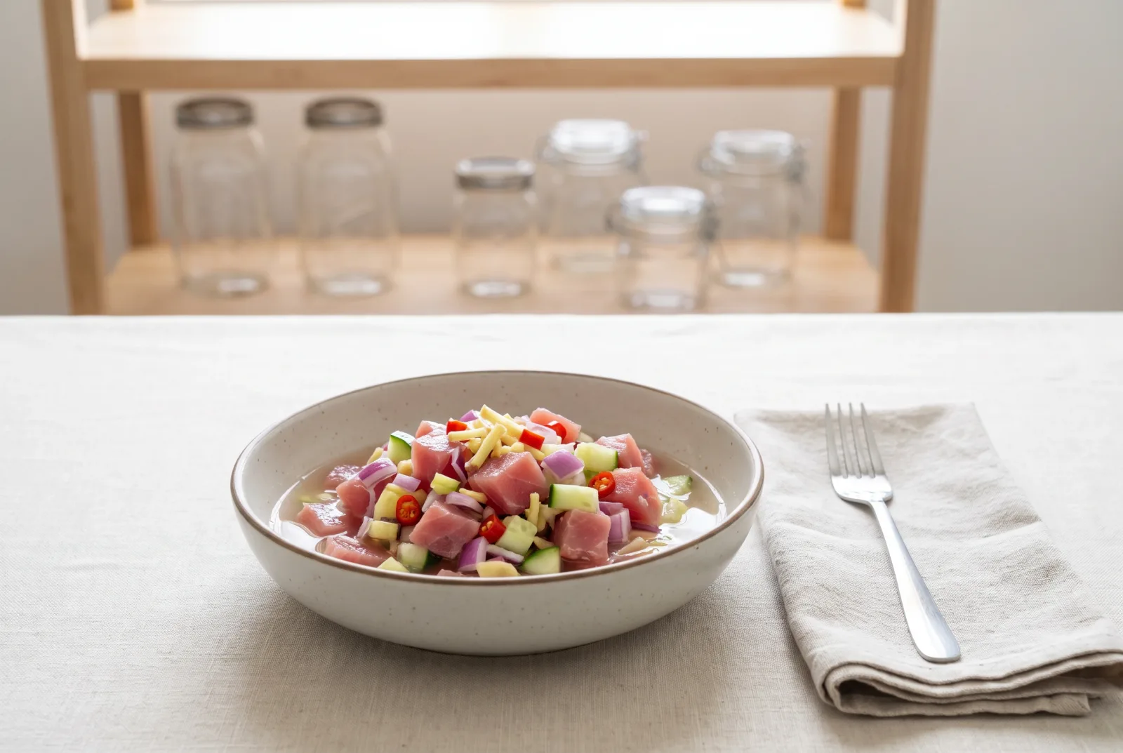 Kinilaw | Filipino-Style Chili and Citrus Raw Tuna Salad