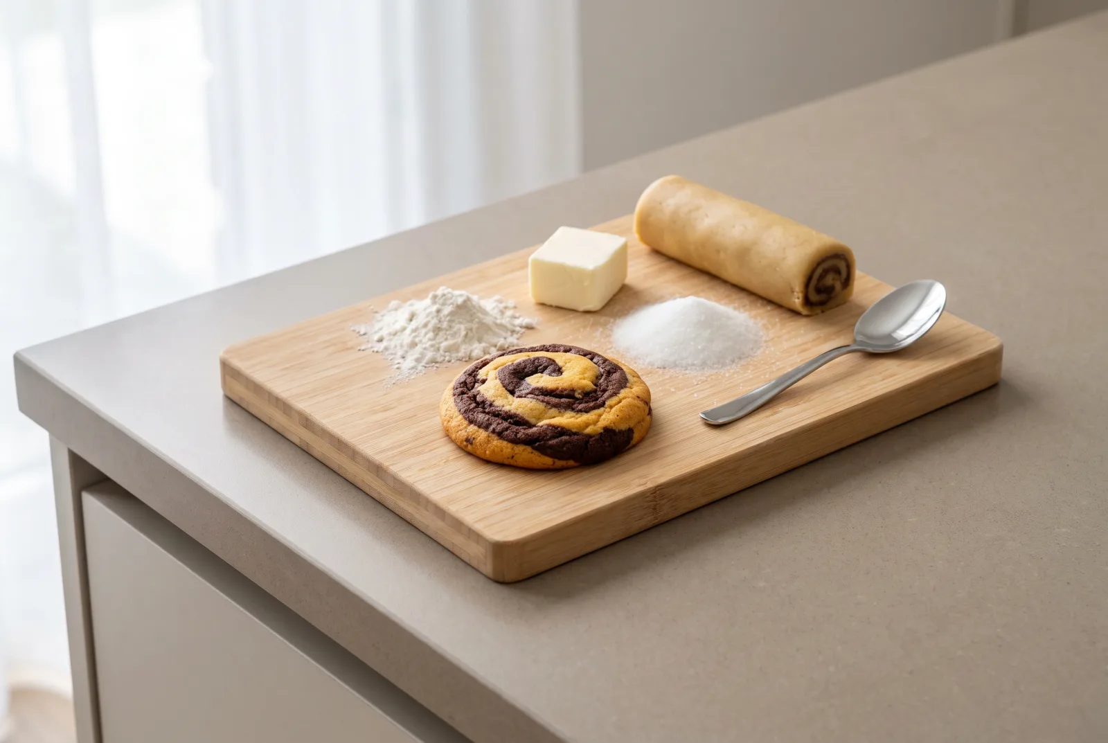 Hazelnut Cocoa Cookies | Double-Layer Spiral Cookies