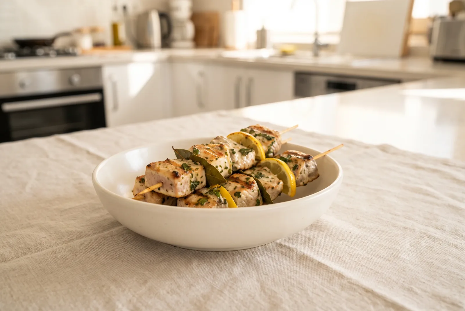 Kılıç Şiş | Turkish-Style Grilled Swordfish Skewers