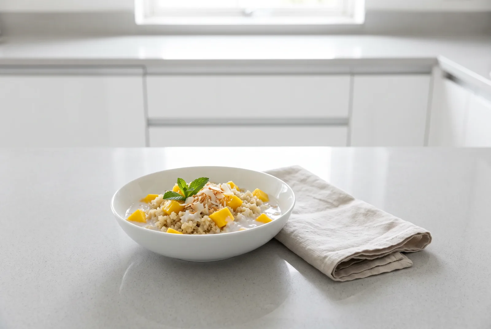 Quinoa Mango Bowl | Peruvian-Style Pressure-Cooker Dessert