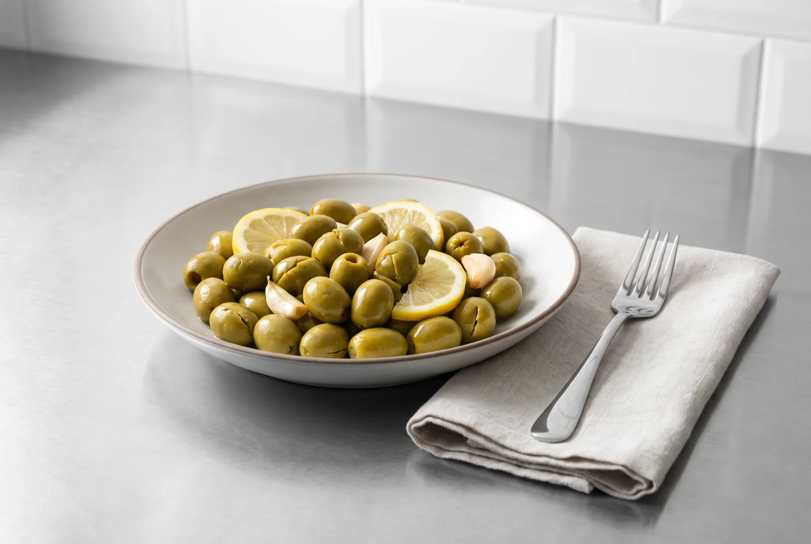 Cracked Green Olives | Turkish-Style Keto Olive Cure