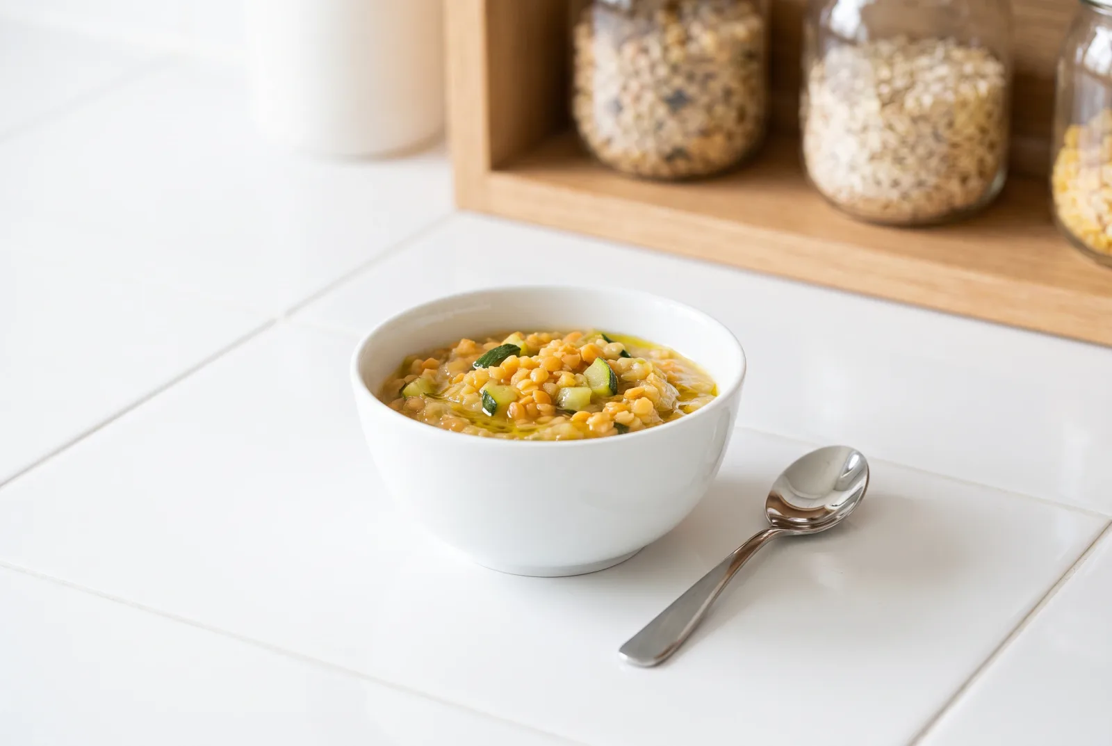 Georgian-Style Baby Purée with Red Lentils and Zucchini