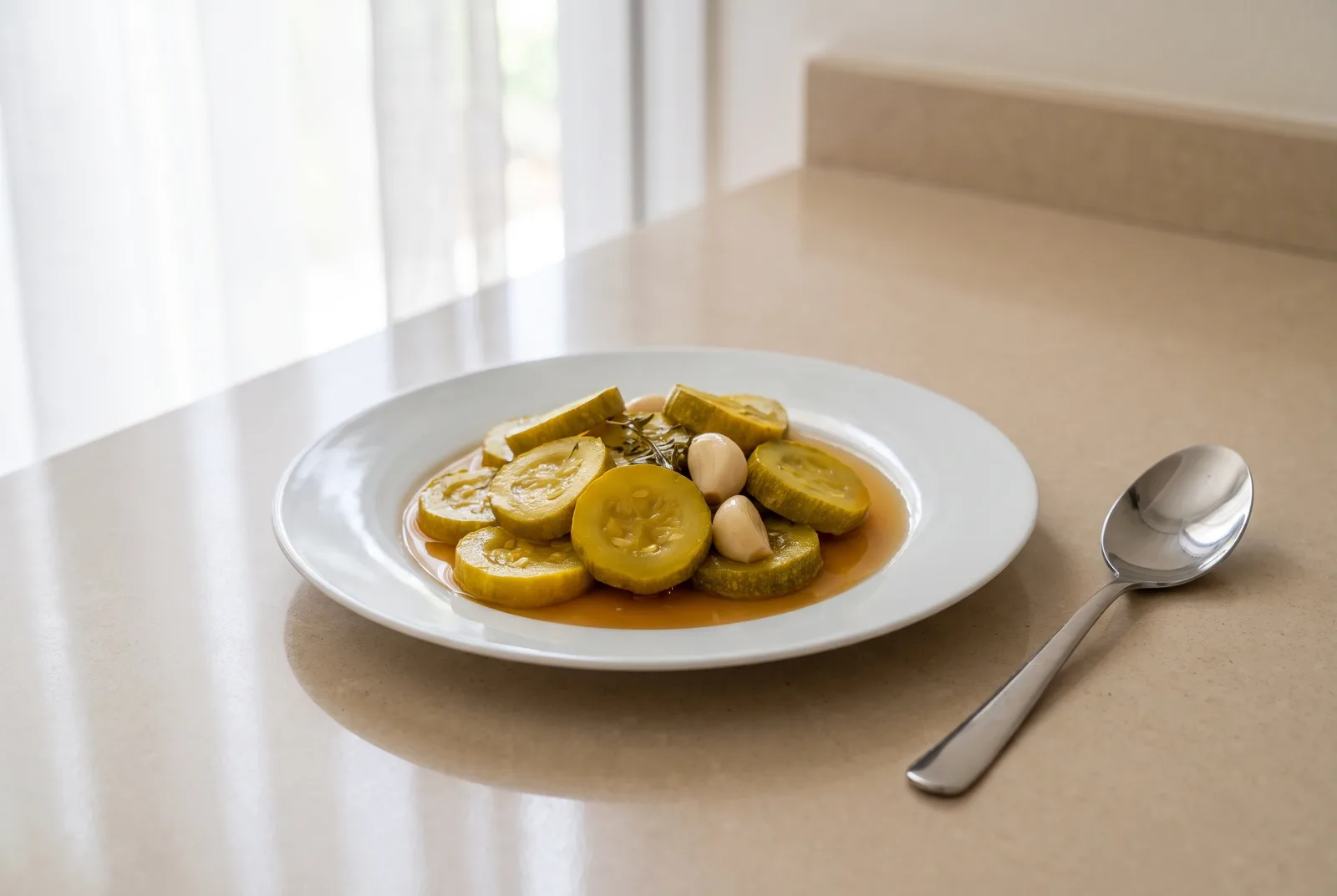 Kolokithakia (Greek-Style Zucchini Pickles) | A Crisp Side for Grilled Dishes