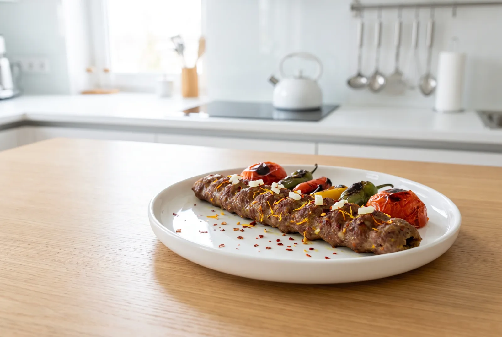 Koobideh Kebab | Iranian Saffron Skewers in the Air Fryer