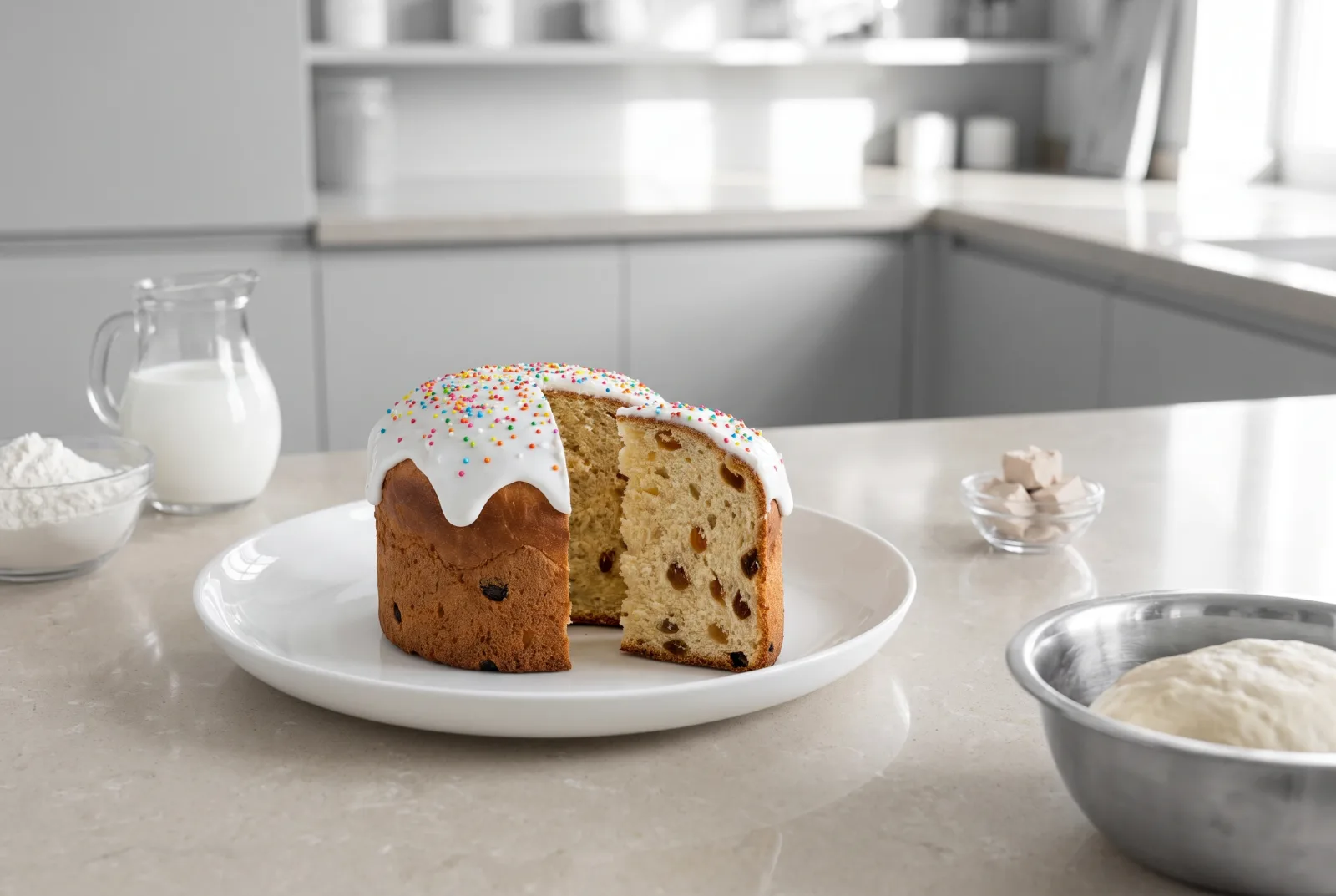Kulich | Russian Easter Bread with Cardamom and Saffron