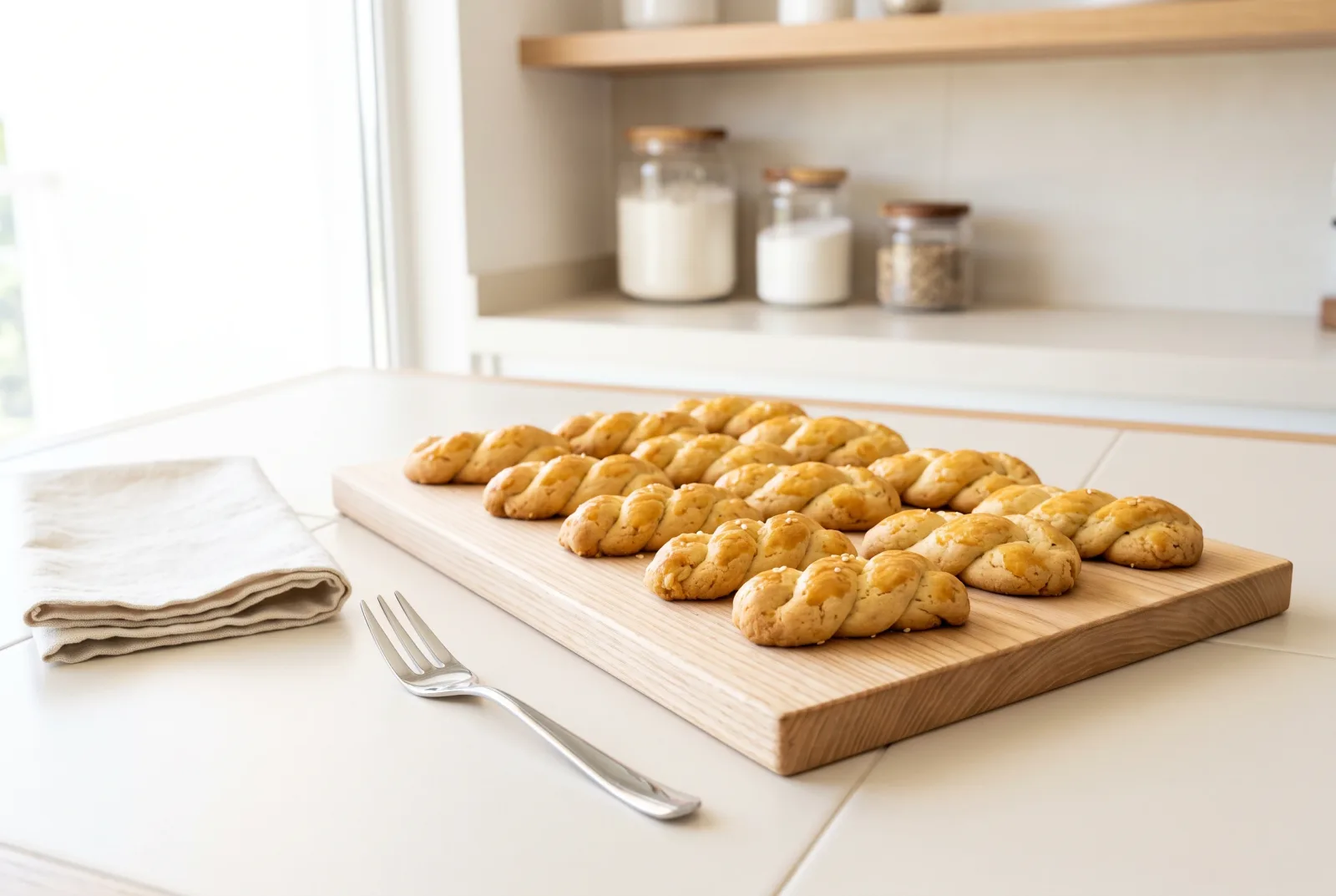 Koulourakia | Greek Low-Sugar Breakfast Cookies