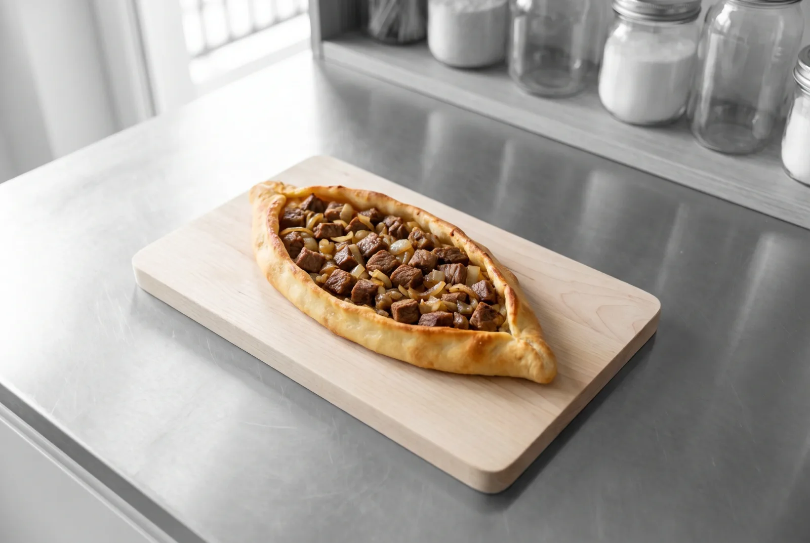 Beef Pide | Oven-Baked Pide with Plenty of Cheese