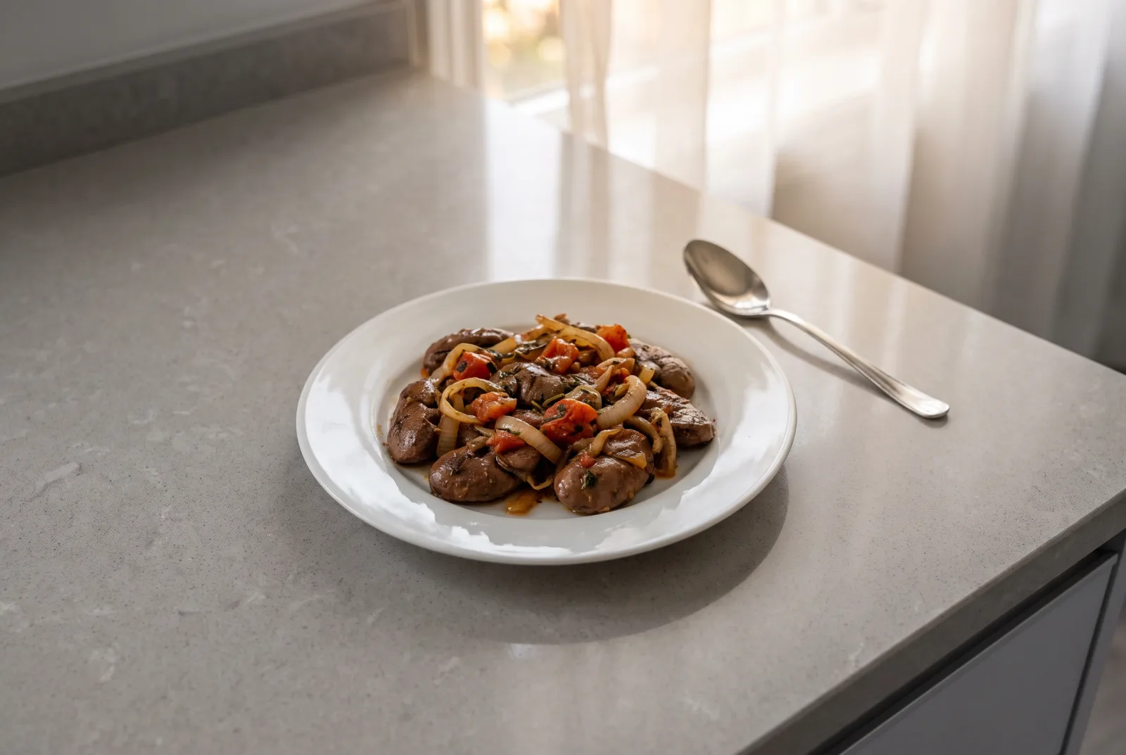 Sauteed Lamb Kidneys | Quick Iraqi-Style Pressure-Cooker Dish