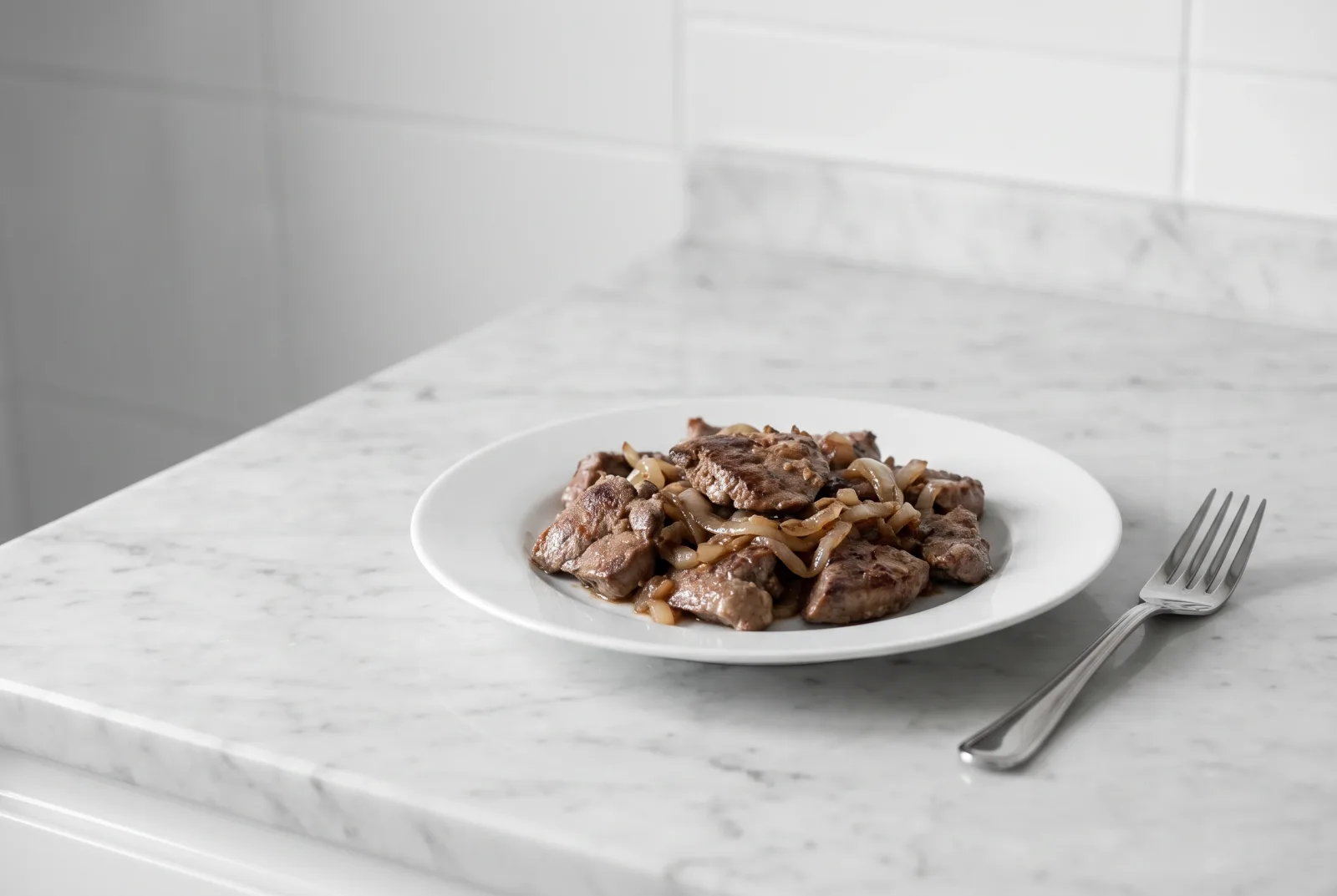 Sautéed Lamb Liver | Breakfast Skillet with Whole-Wheat Bread