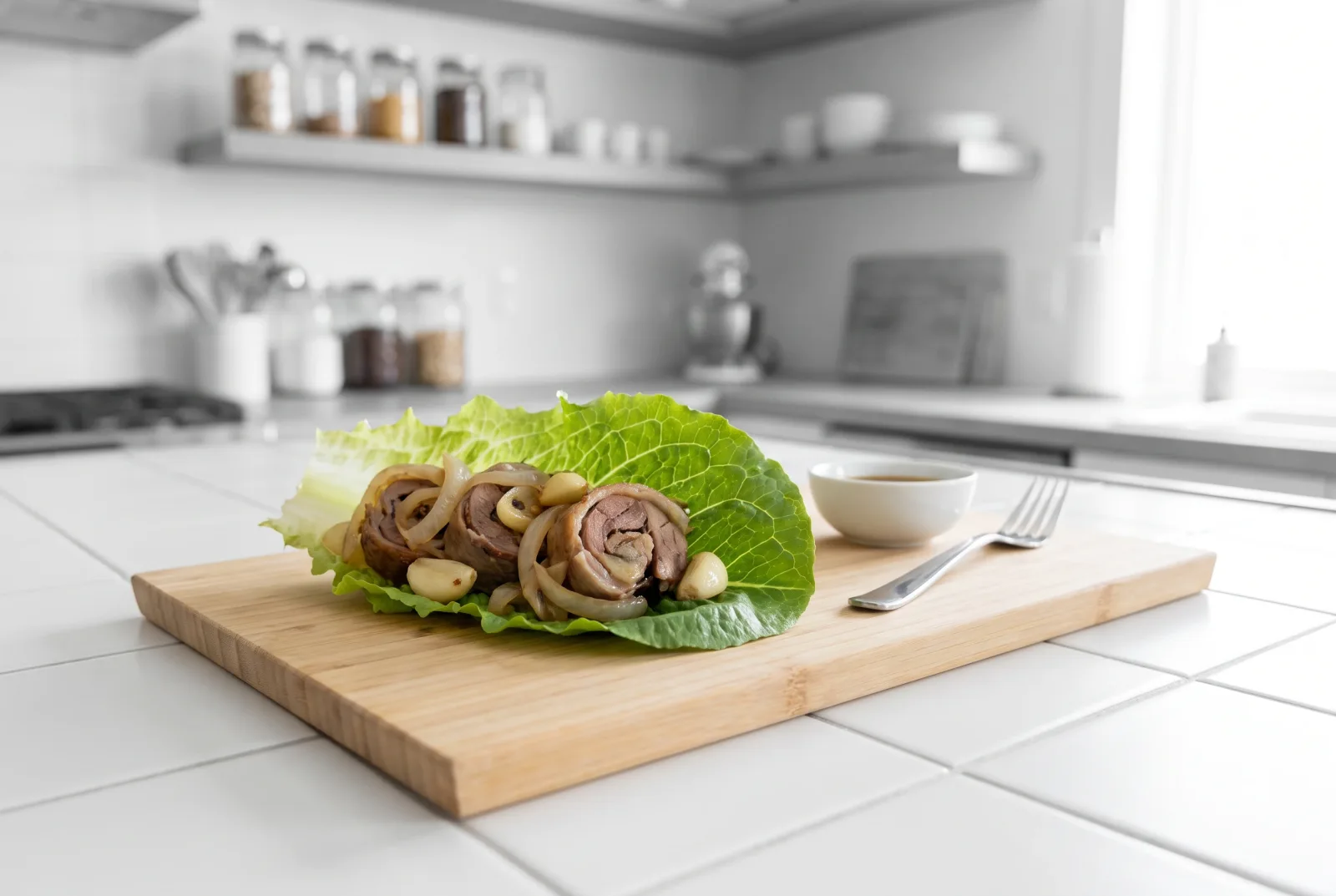British-style pulled lamb lettuce wraps — A keto pressure-cooker recipe