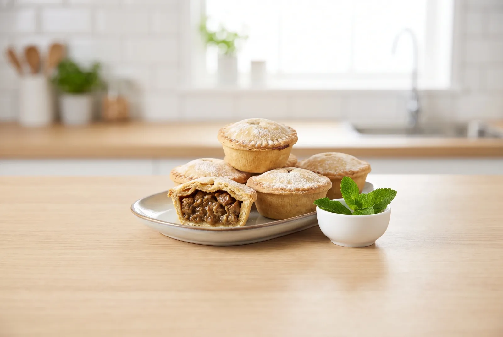 New Zealand-Style Mini Lamb and Mint Hand Pies