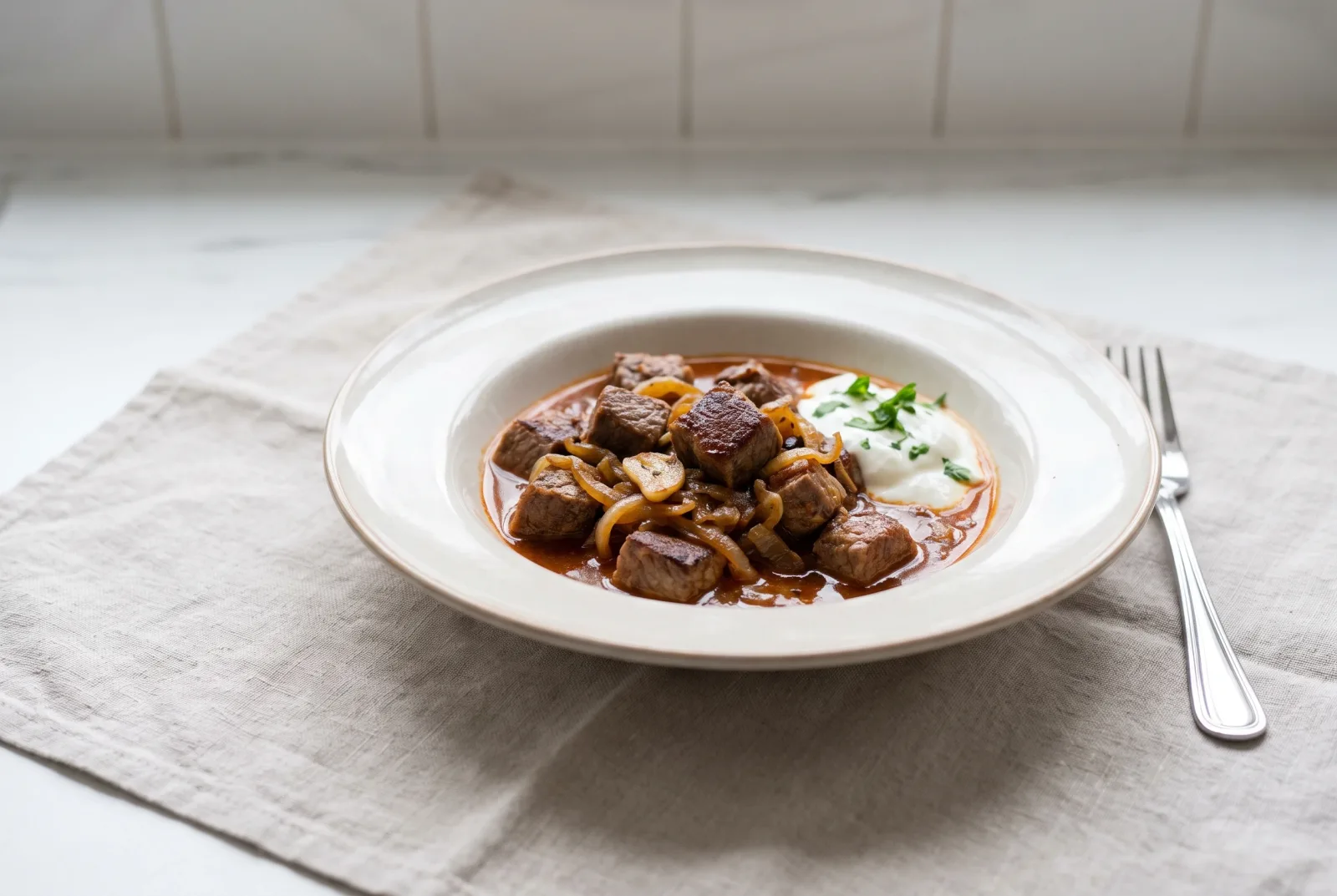 Kuzu Mermez — Tunisian Pressure-Cooker Lamb and Lentil Stew