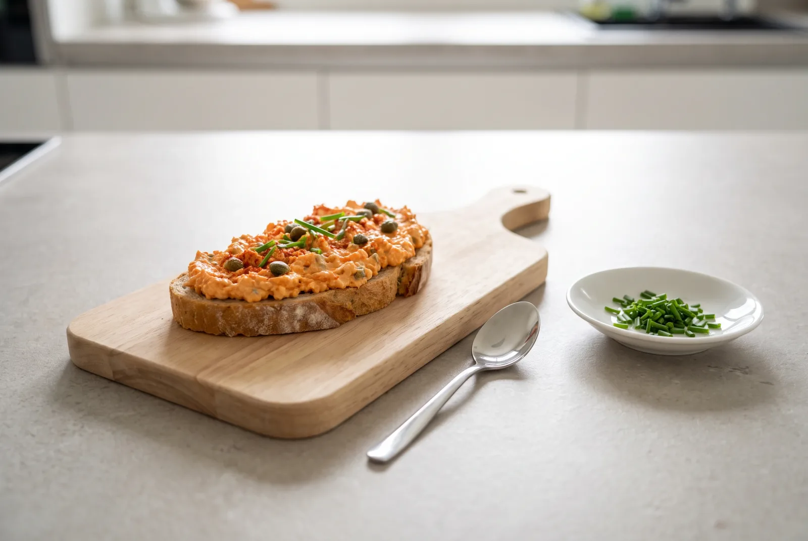 Liptauer Sandwich | Austrian Spiced Cheese Spread Sandwich