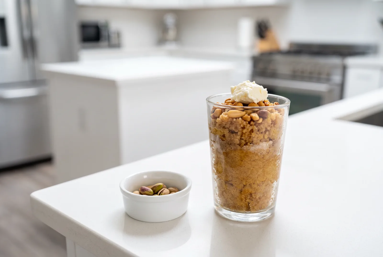 Mafroukeh | Lebanese Whole-Wheat Semolina Dessert with Syrup