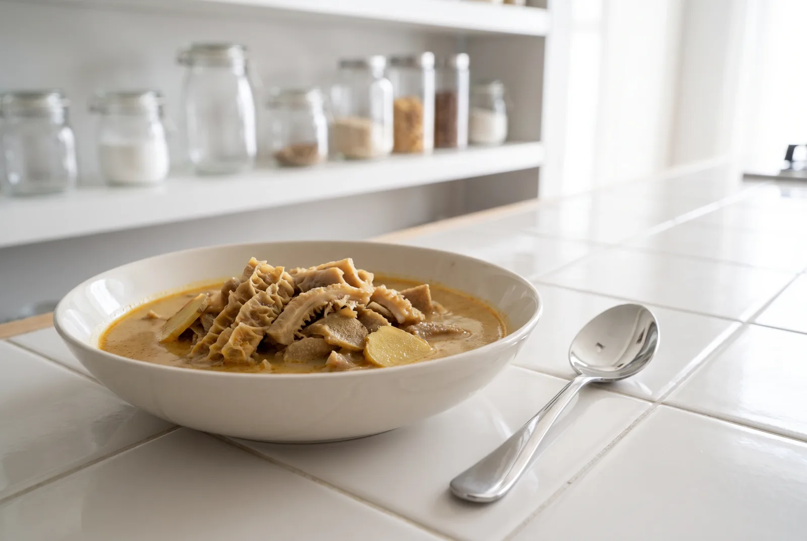 Malaysian-Style Spicy Tripe Soup | Brunch Recipe for Leftover Meat