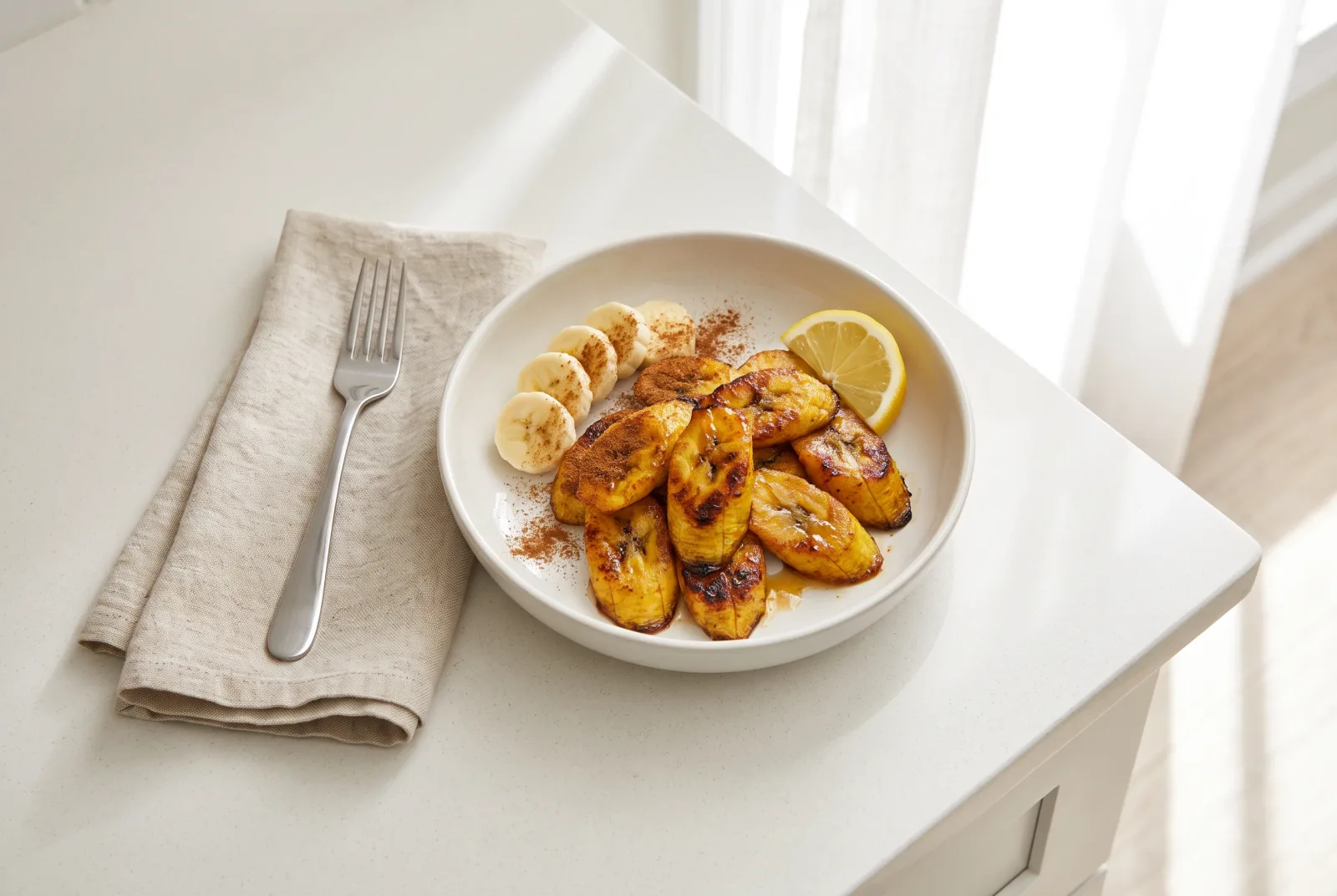 Cuban-Style Grilled Bananas with Cinnamon