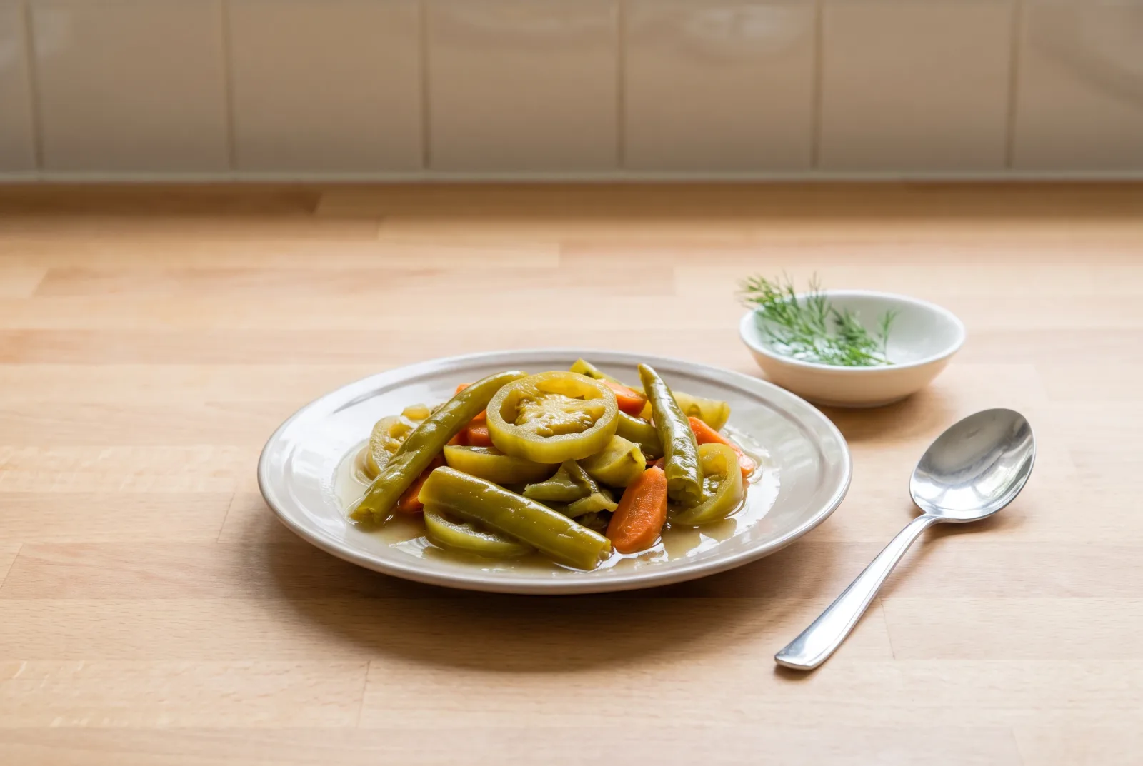 Quick End-of-Season Pickled Vegetables — Pressure Cooker Method
