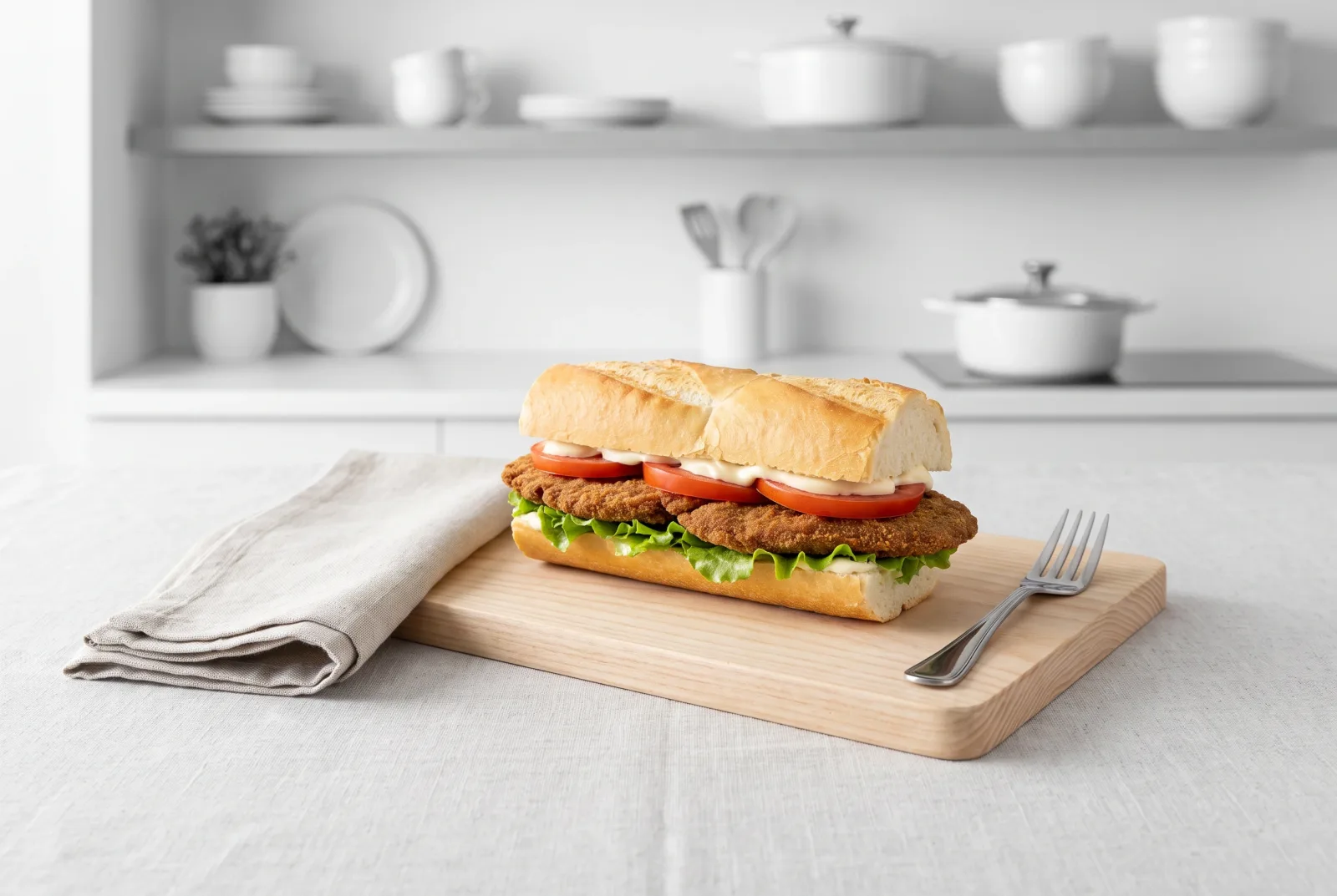 Milanesa Sandwich | Quick Argentine Leftover Schnitzel Sandwich