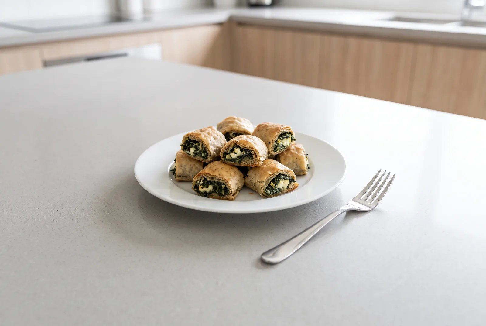 Mini Spinach Phyllo Balls | Greek-Style Whole-Wheat Pastry Bites