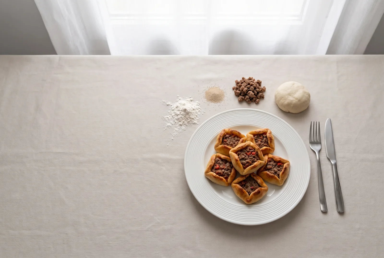 Mini Sfeeha | Breakfast-Sized Saudi Arabian Beef Pastries