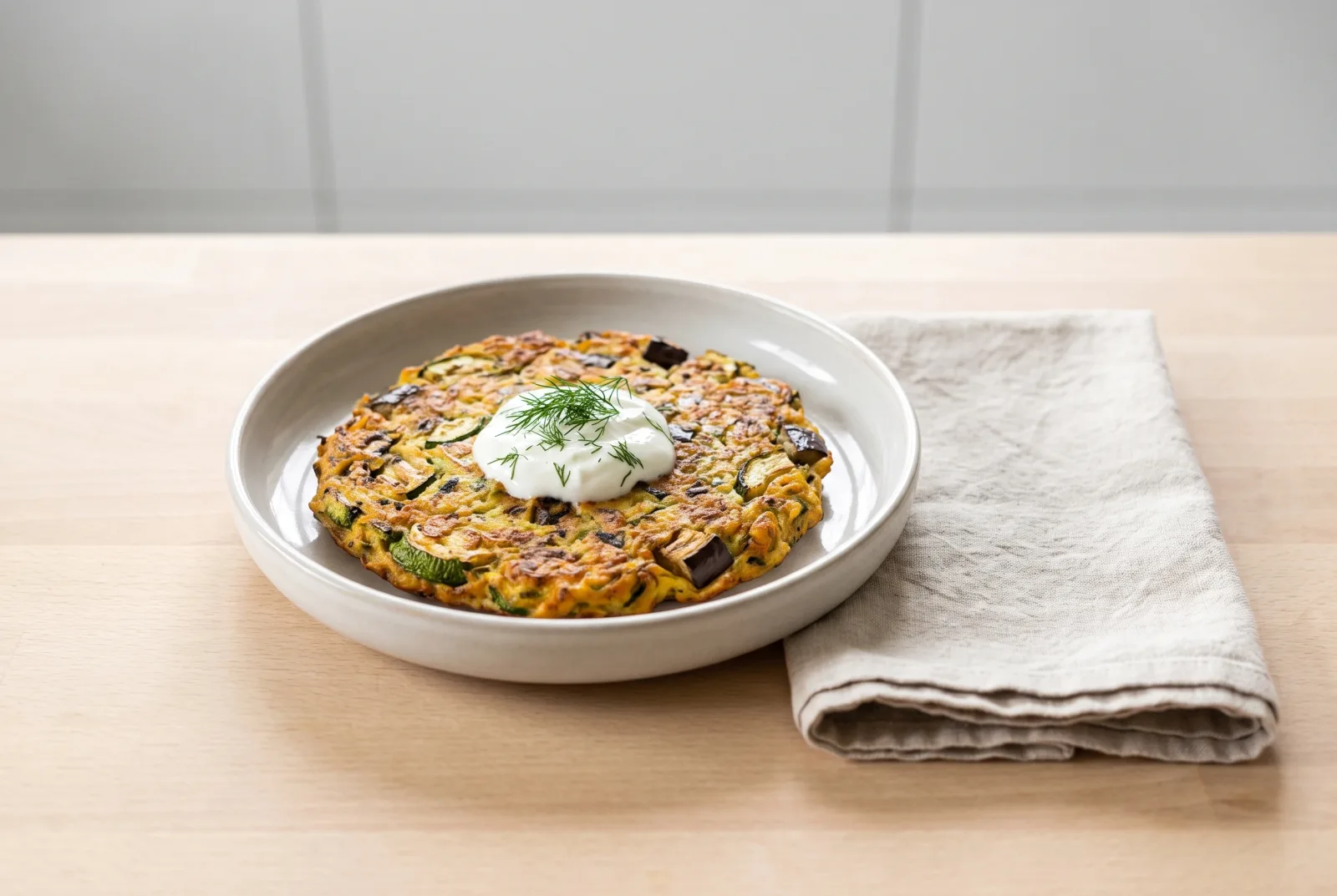 Mucver | Party Fritters Made with Leftover Grilled Vegetables