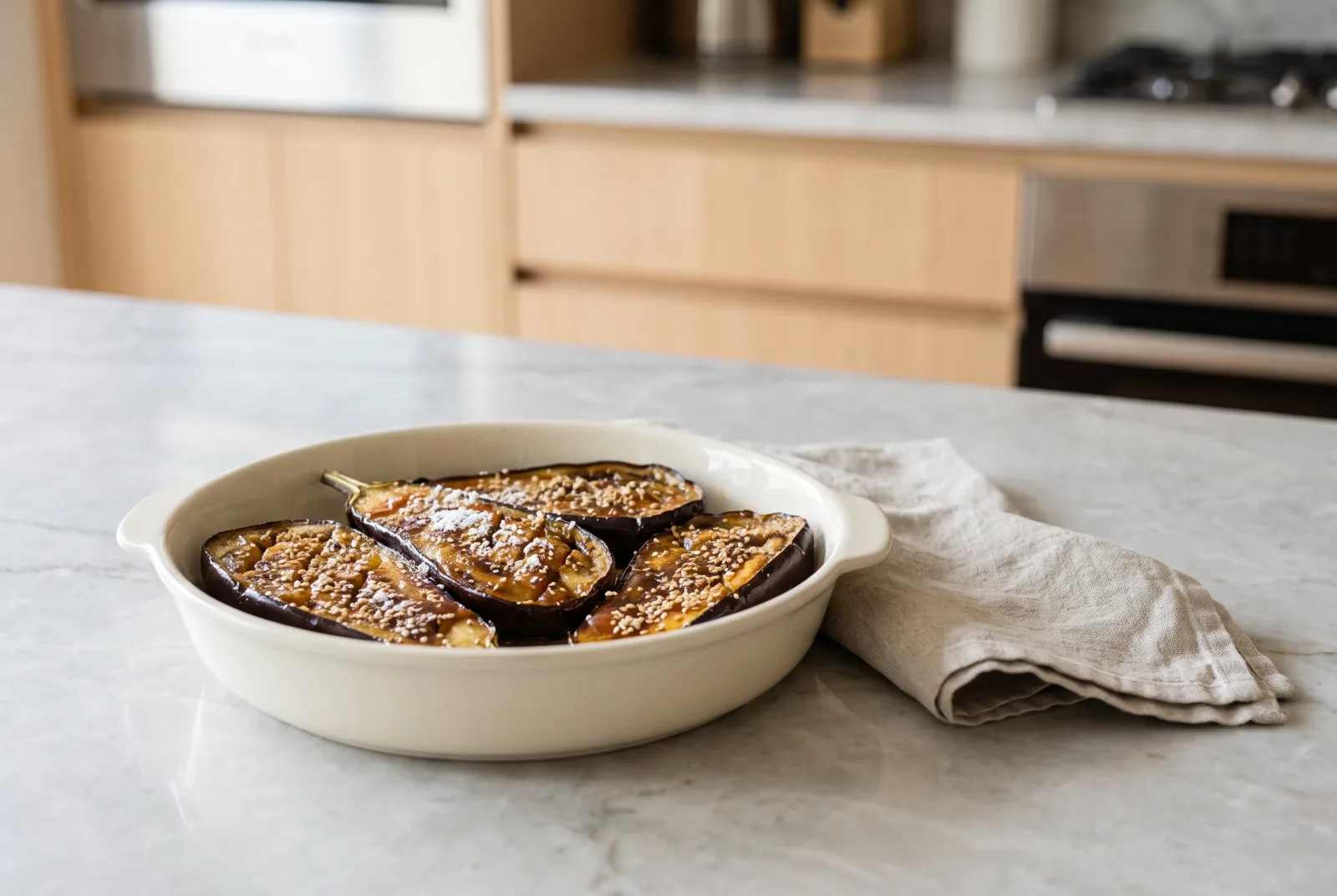 Nasu Dengaku (Japanese Miso-Glazed Baked Eggplant)