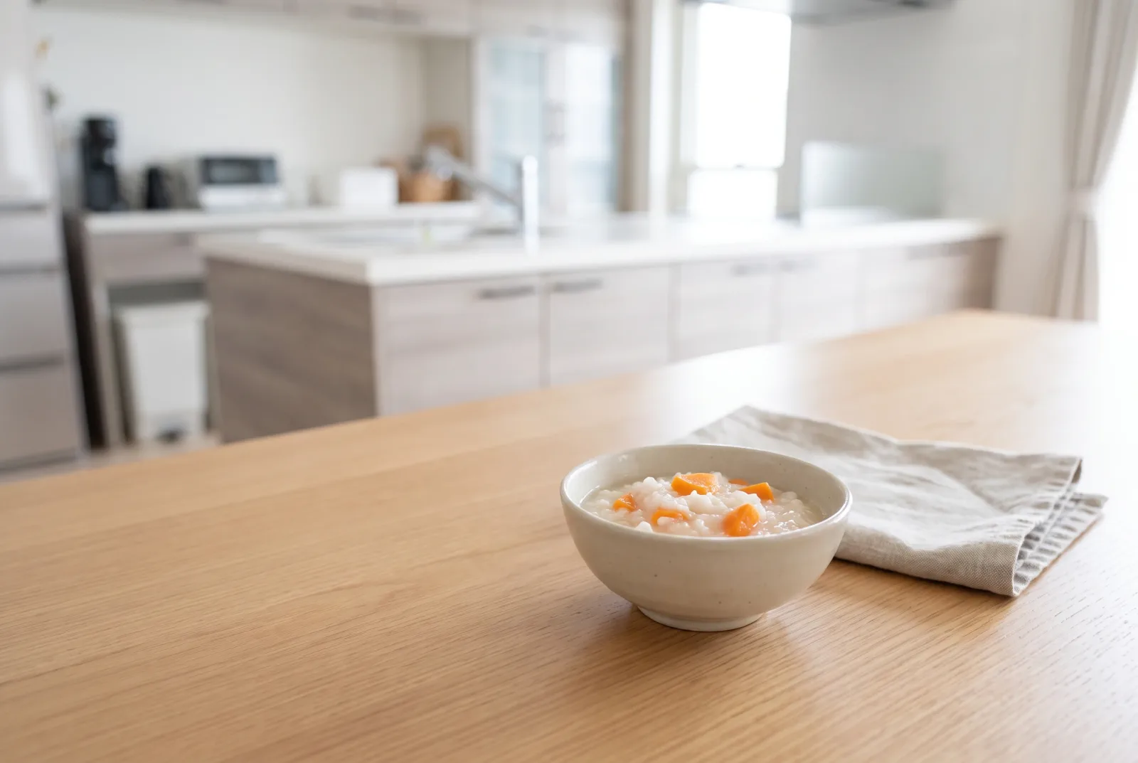 Okayu | Japanese Baby Rice Porridge Made with Leftover Rice