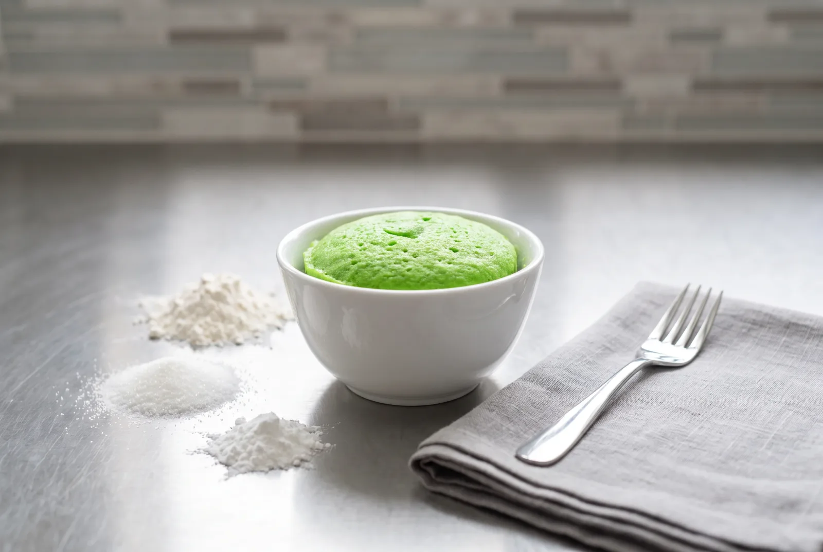 Pandan Mug Cake — Quick Indonesian-Style Microwave Cake