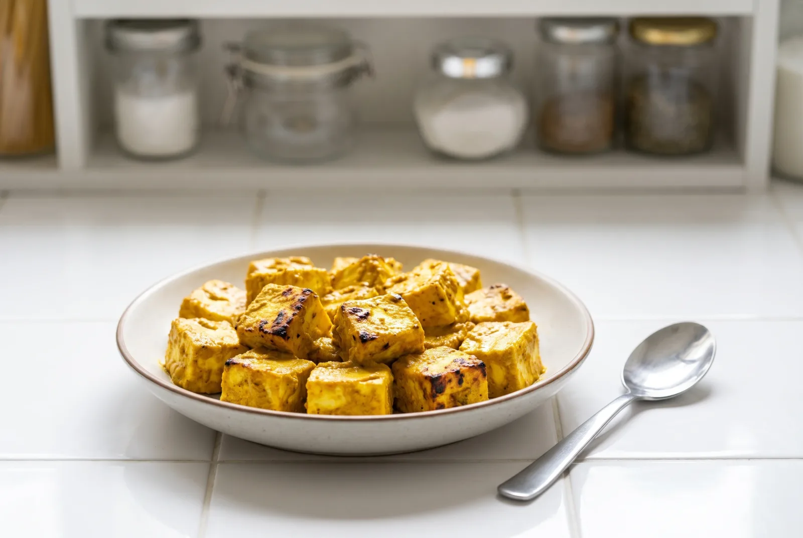 Paneer Tikka | Oven-Baked Indian Spiced Cheese Skewers