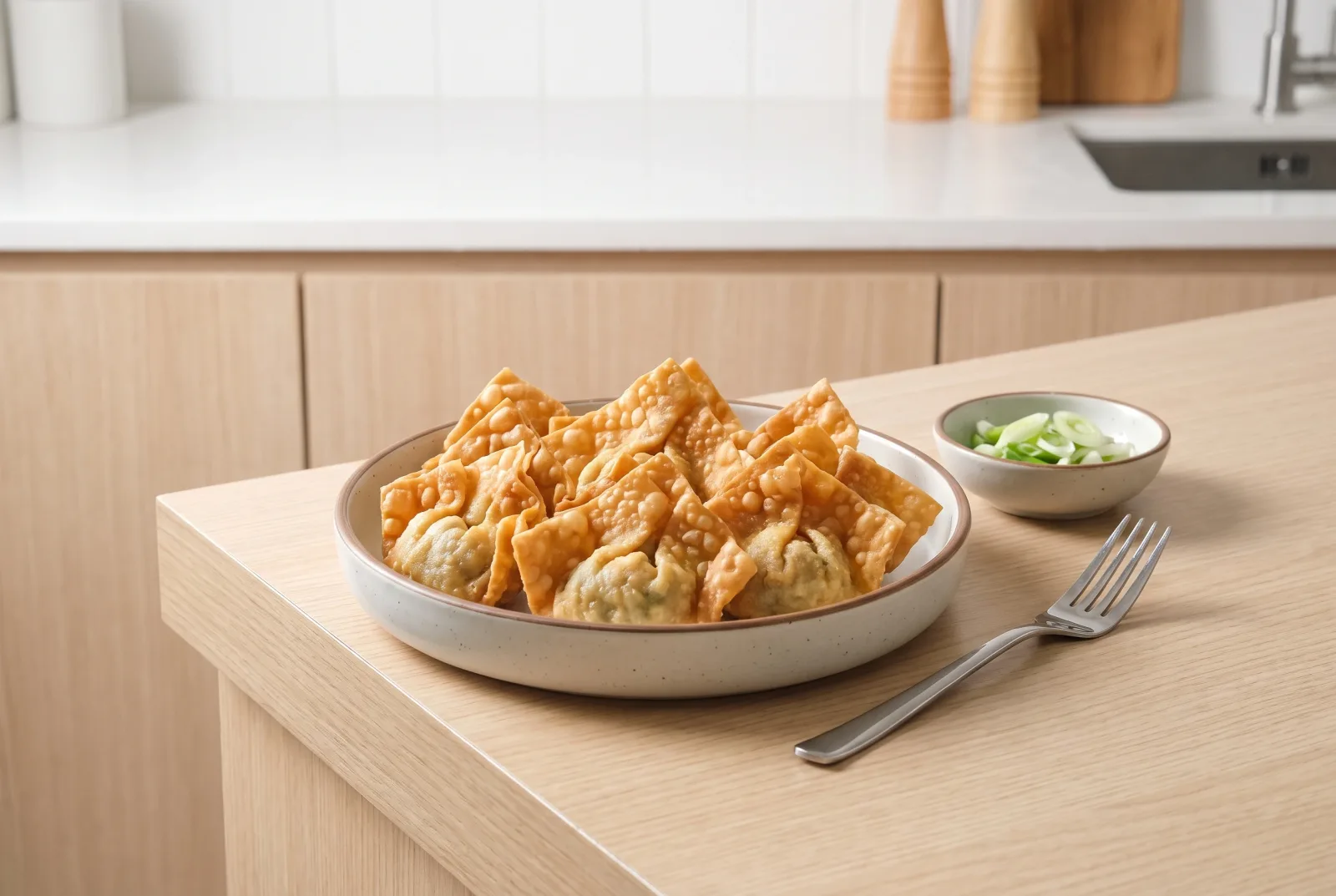 Pangsit Goreng | Indonesian Fried Chicken Dumplings