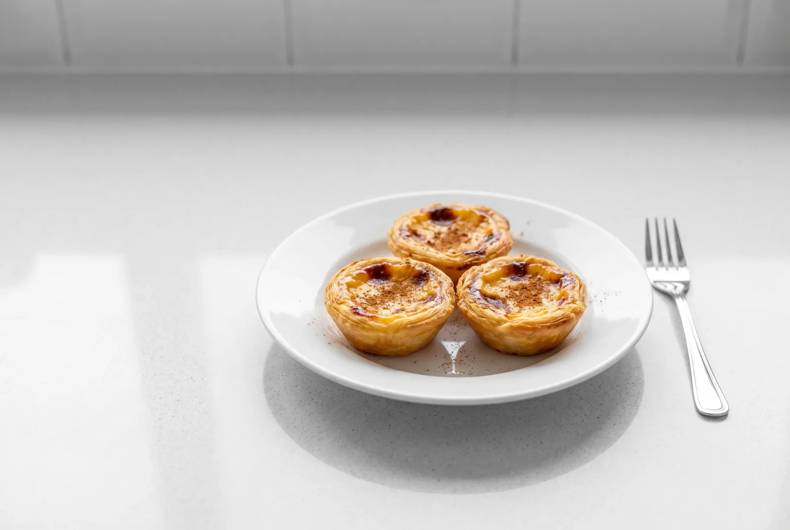 Pastéis de nata — Portuguese puff pastry custard tarts