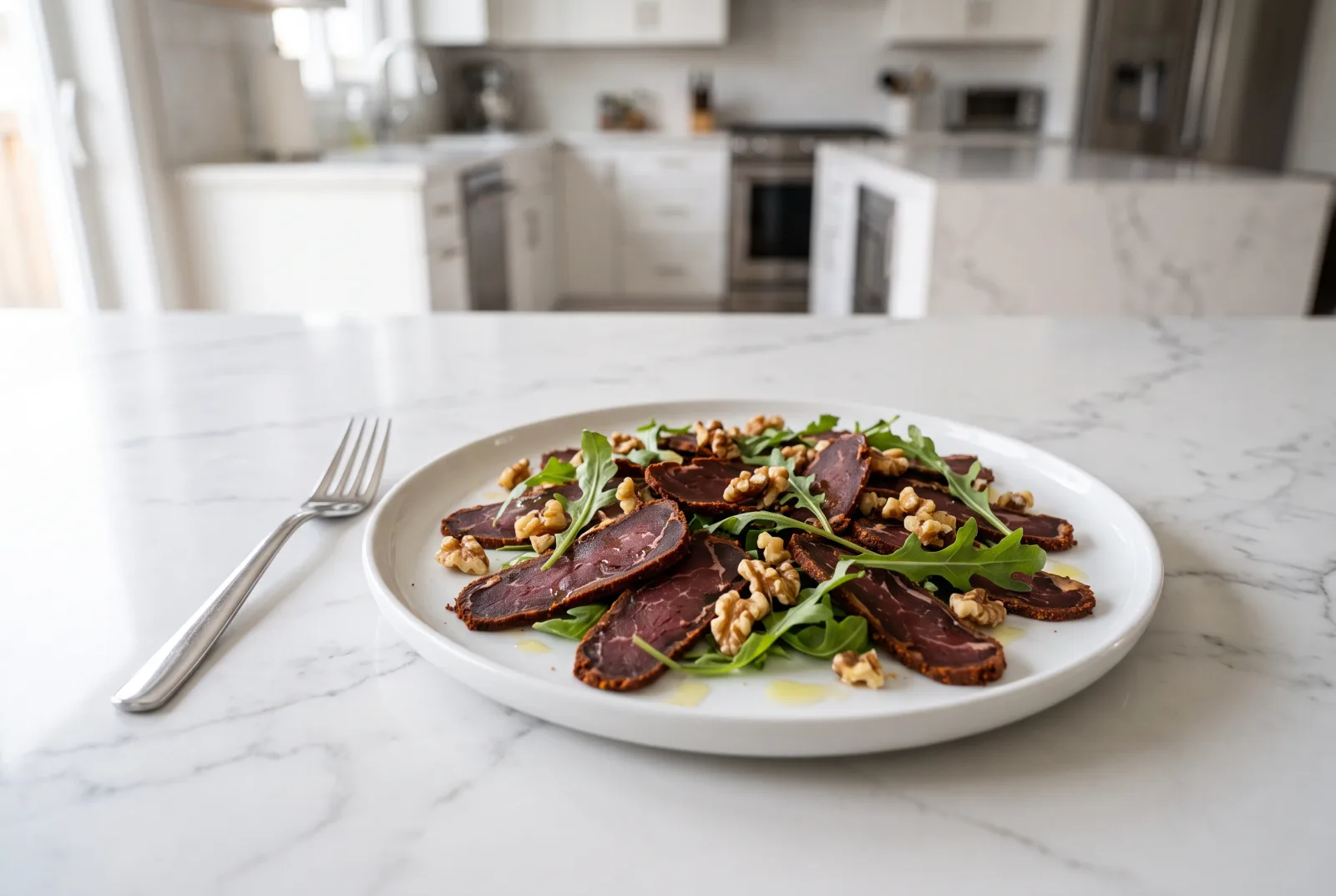 Pastirma Platter | A Cold Breakfast Spread with Cured Beef