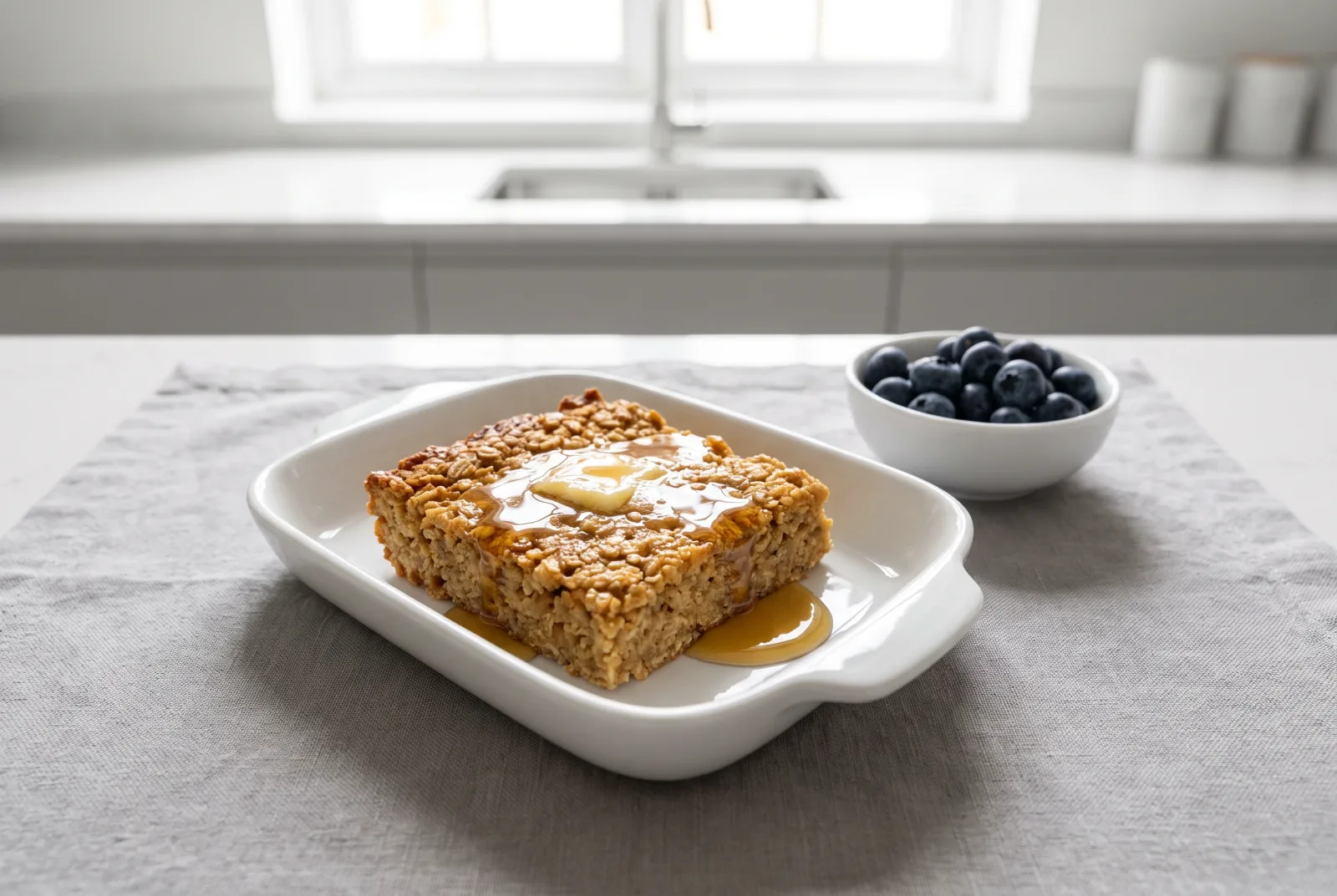 Golden Syrup Oat Bars | British-Style Oat Cake