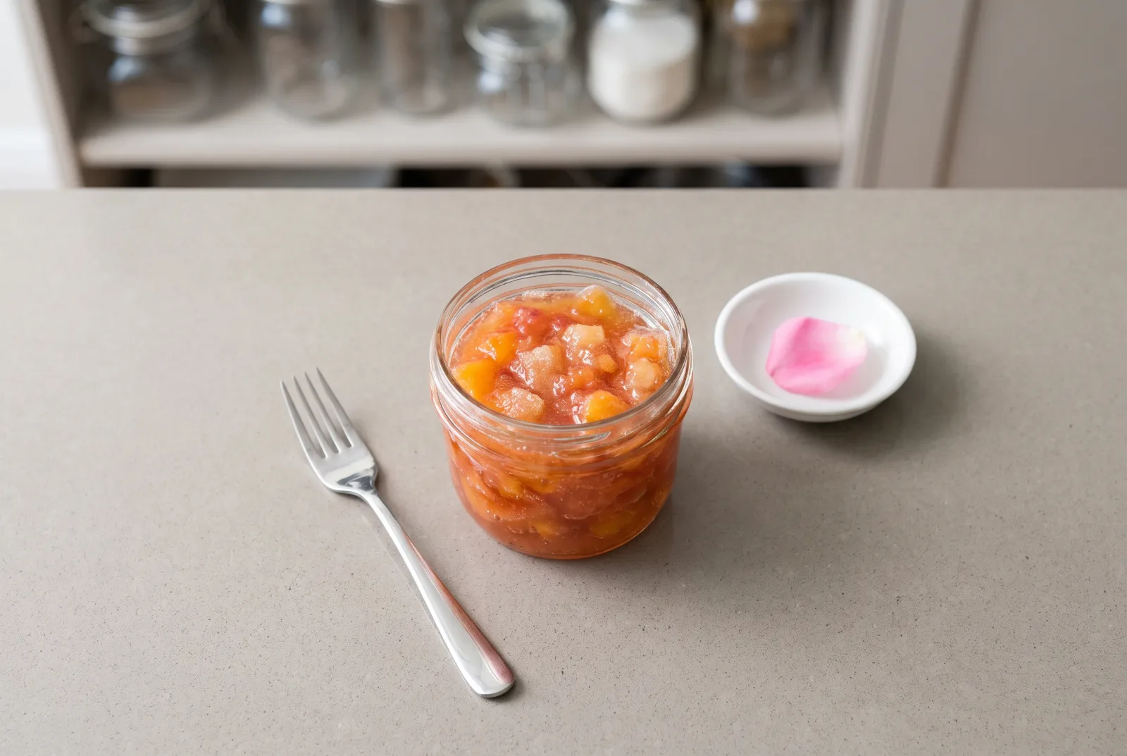 Rosewater Peach Jam | Saudi-Style Holiday Preserve
