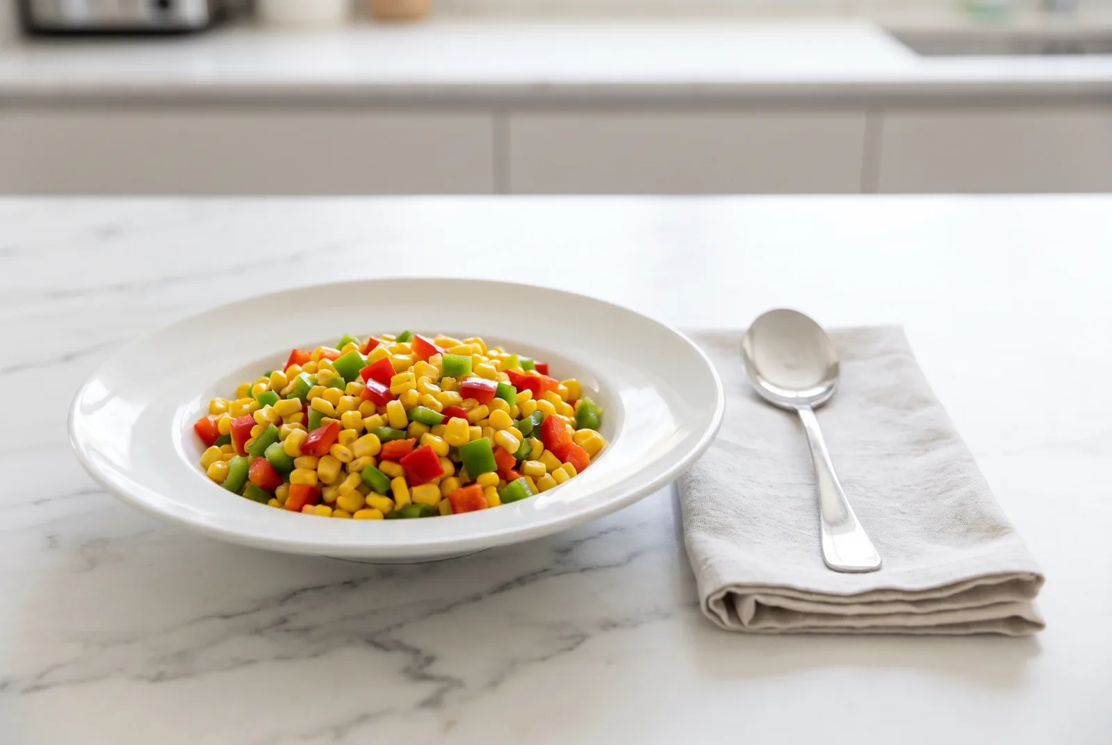 South African Corn Salad | Spiced Picnic Salad with Leftover Corn