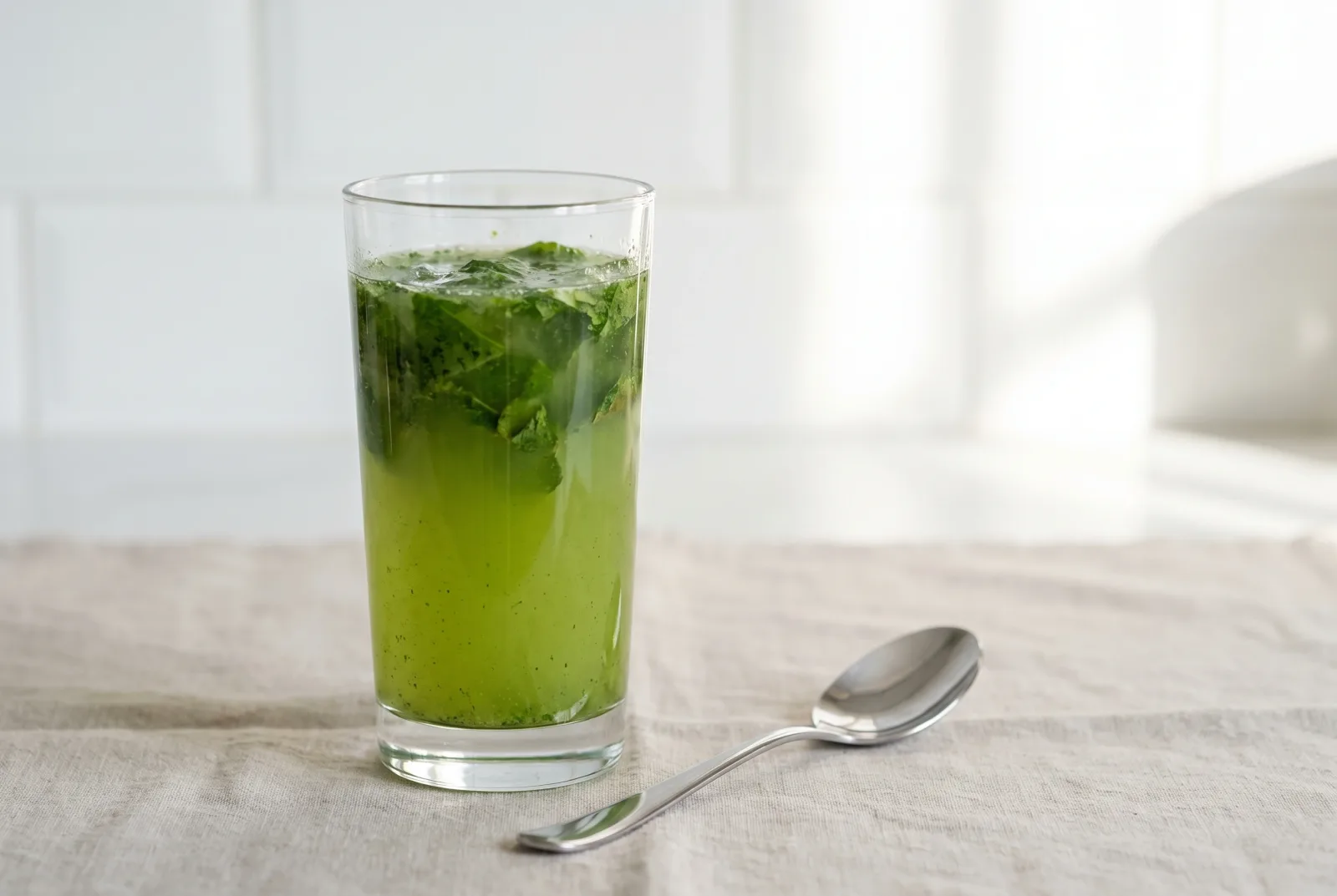 Georgian-style basil lemonade