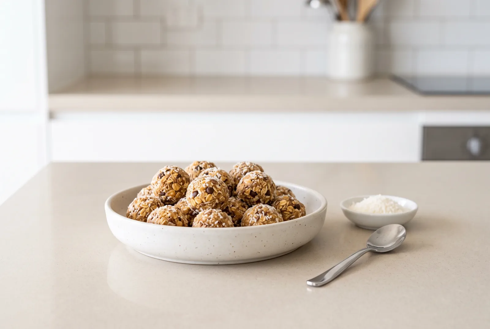 Honey-Sweetened Coconut Energy Bites | No-Bake American Snack