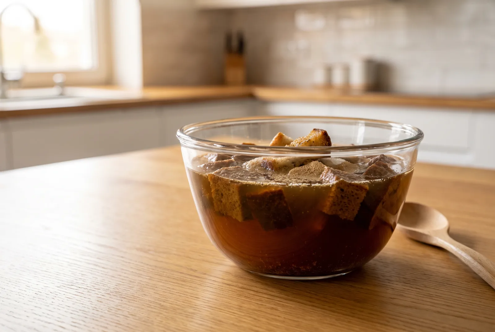 Quick Kvass | Russian Rye Bread Drink Toasted in an Air Fryer