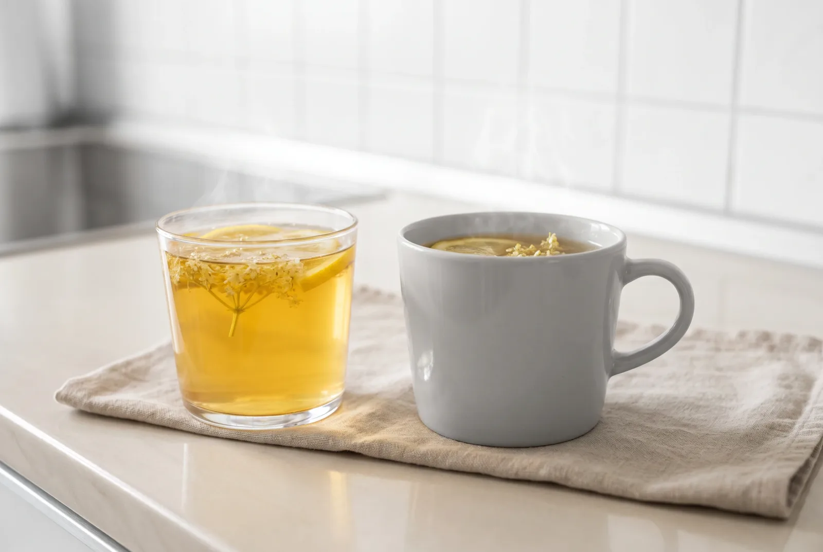 Elderflower Syrup (Holunderblütensirup) | Austrian-Style