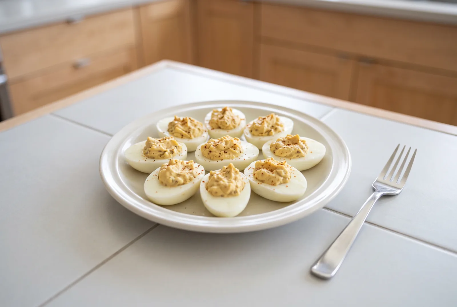 Cuban-Style Spiced Stuffed Eggs