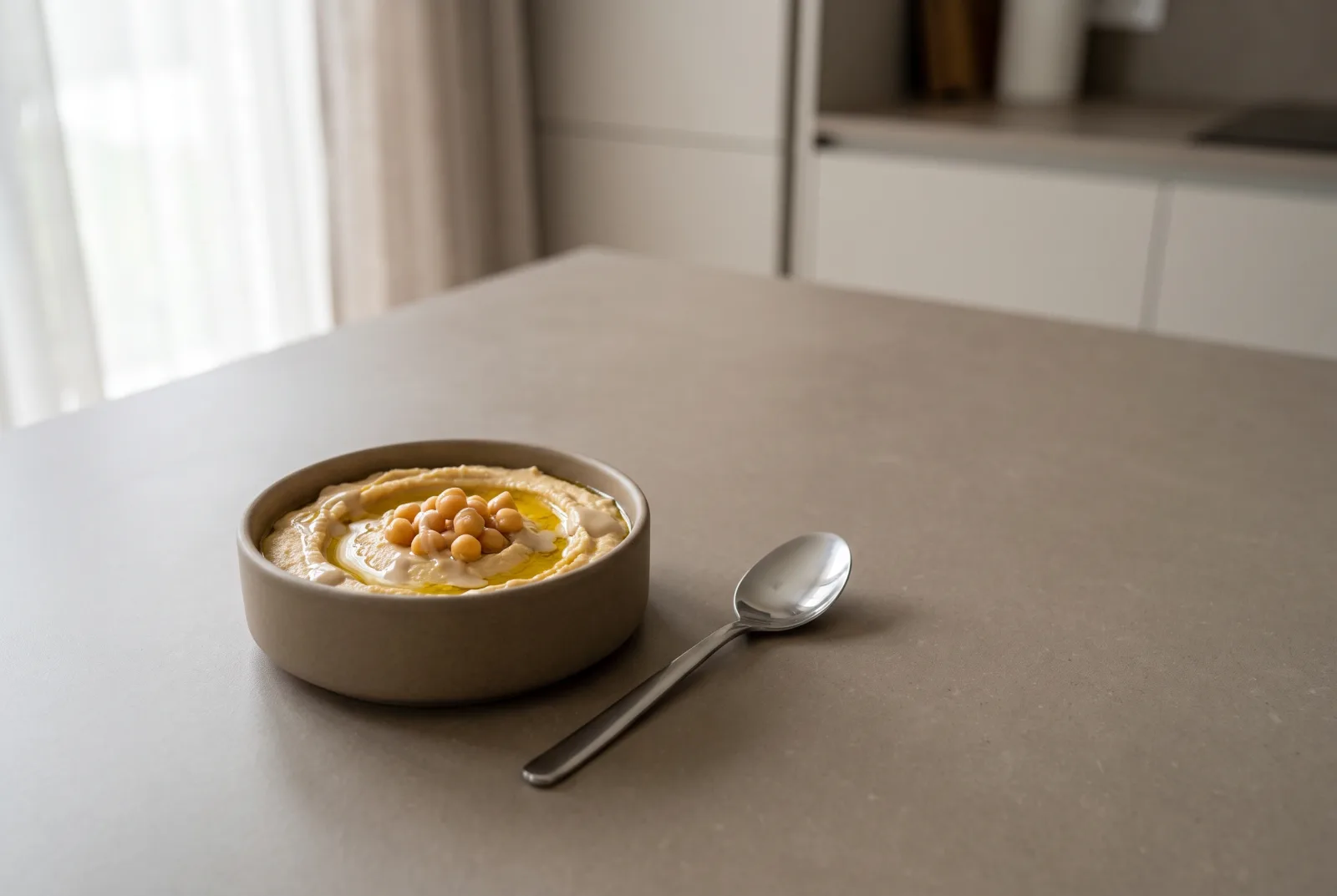 Hummus purée — Lebanese-style chickpea baby food