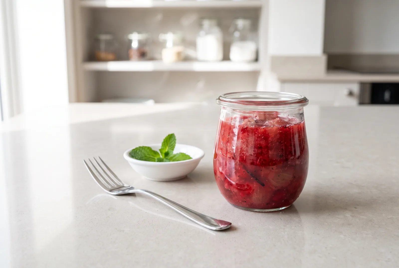 British-Style Pressure-Cooker Red Currant Compote | Tart Summer Fruit Dessert