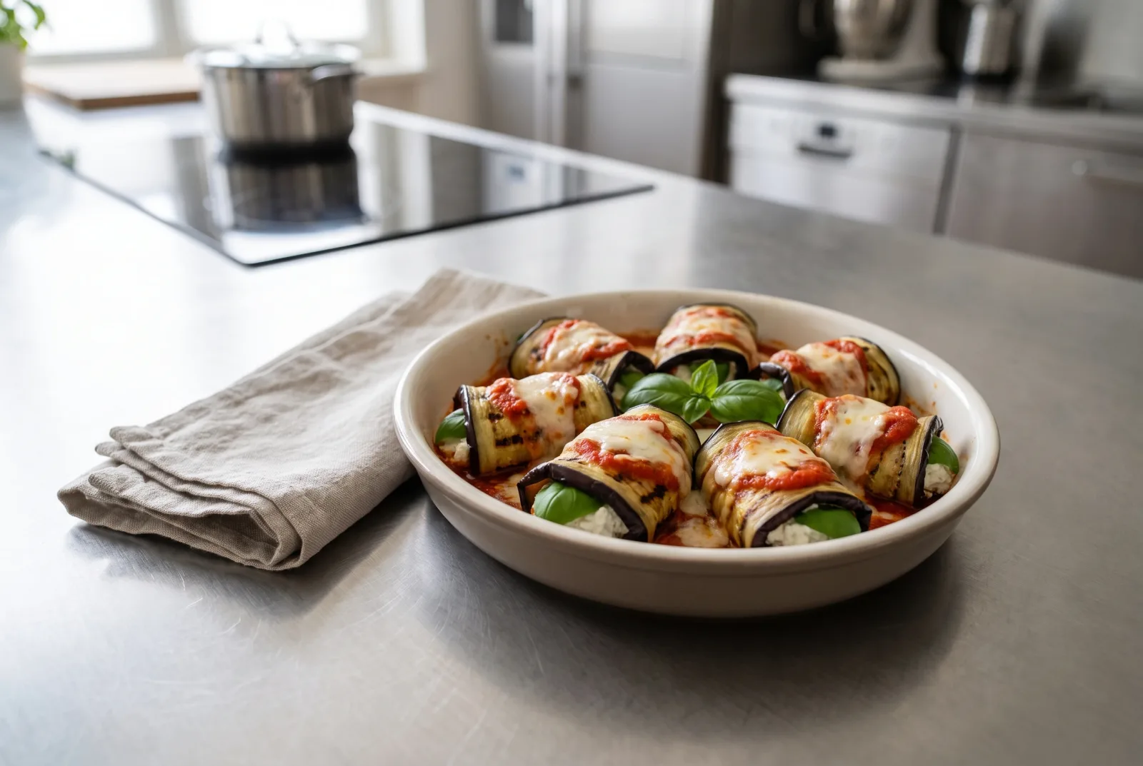 Involtini di Melanzane | Italian Eggplant Rolls with Cheese