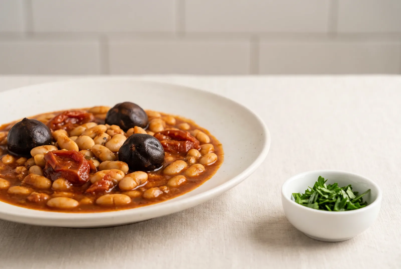 Iraqi White Bean Stew with Dried Lime | Turmeric Tomato Sauce